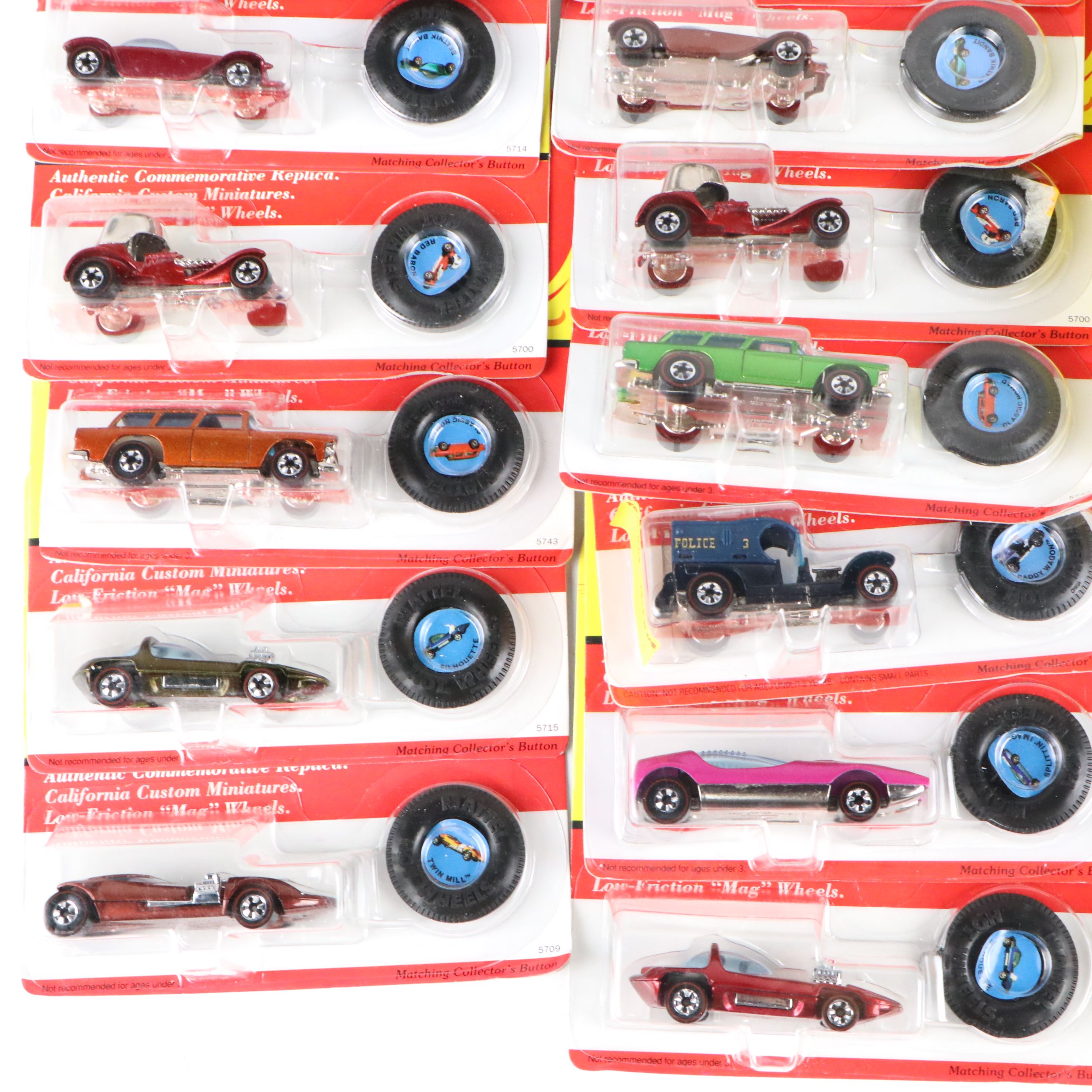 Hot Wheels "Fat Fender '40," "Paddy Wagon" and More Toy Cars, 1992–1993