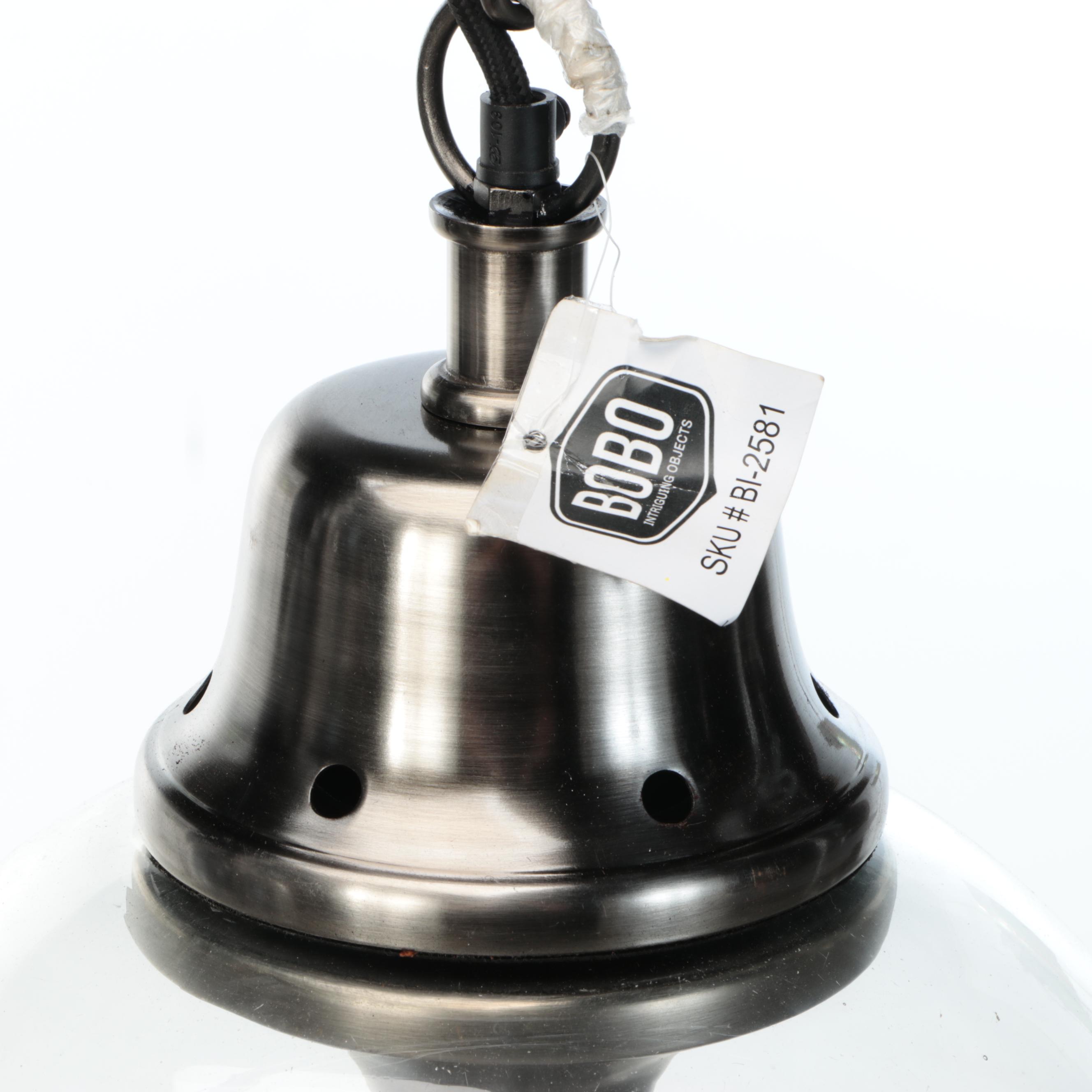 Bobo Sphere Glass and Metal Pendants