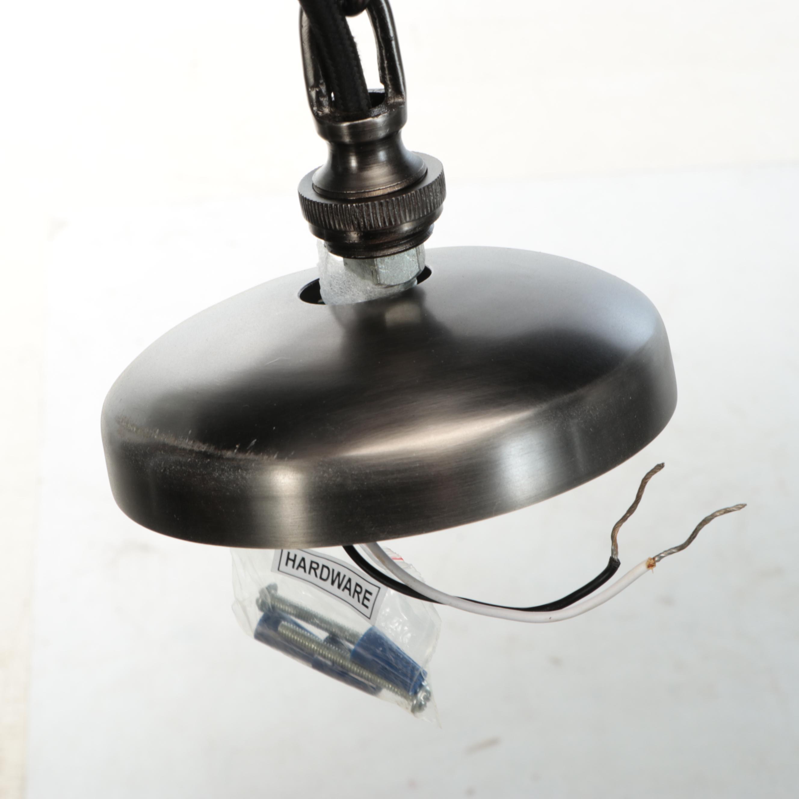 Bobo Sphere Glass and Metal Pendants