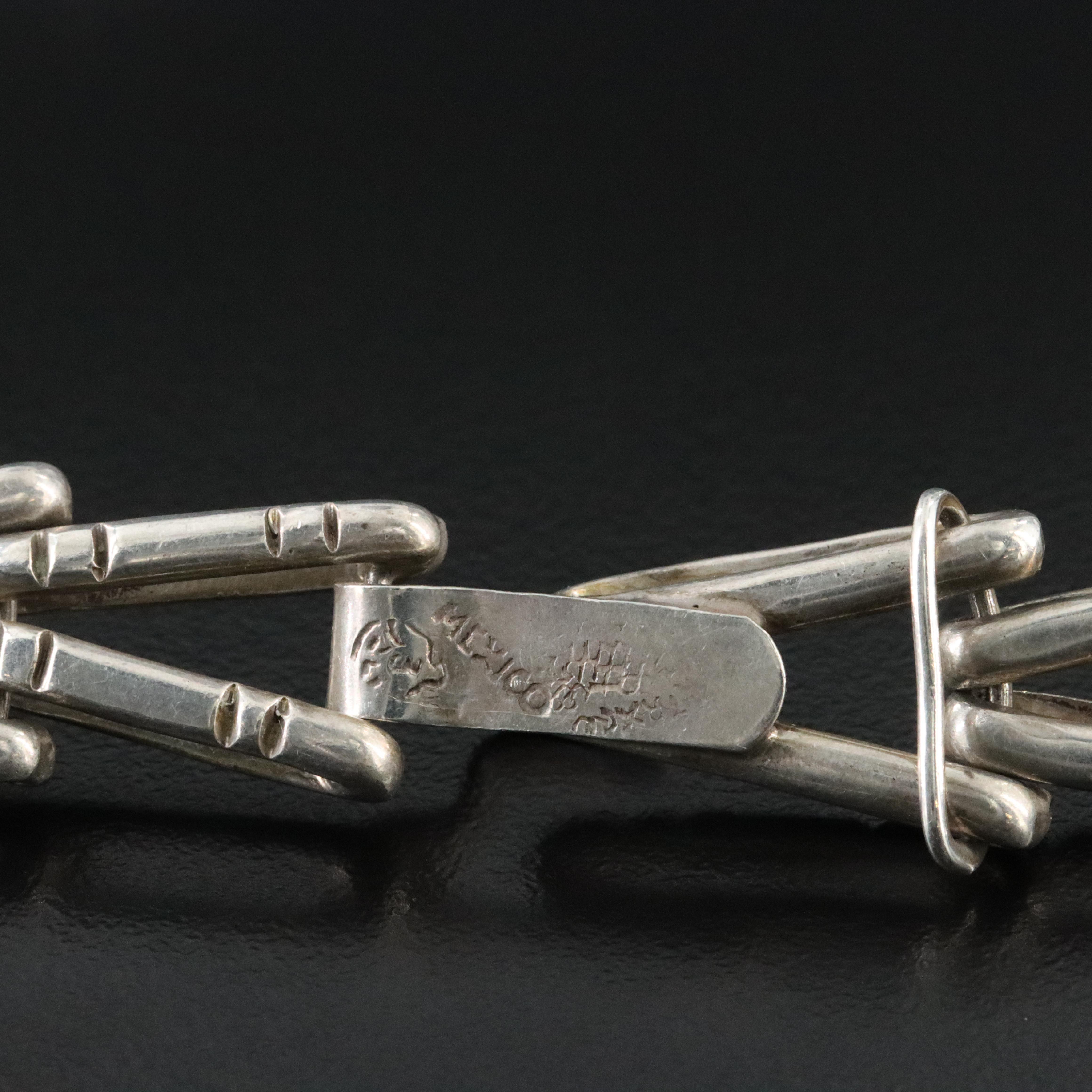 Vintage Taxco Sterling Custom Link Necklace