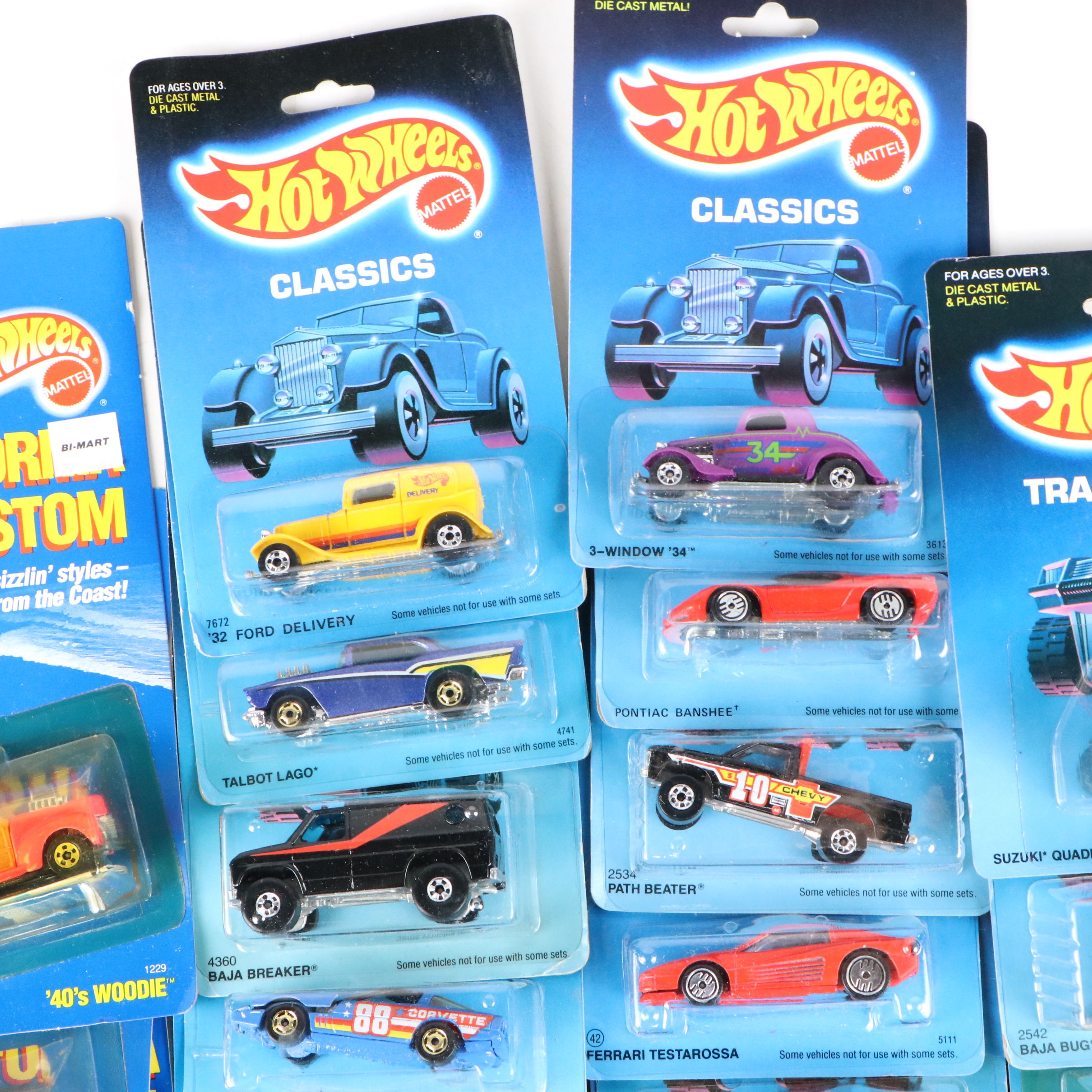 Hot Wheels "Baja Bug," "Bywayman," "T-Bucket" and More Toy Cars, 1980s