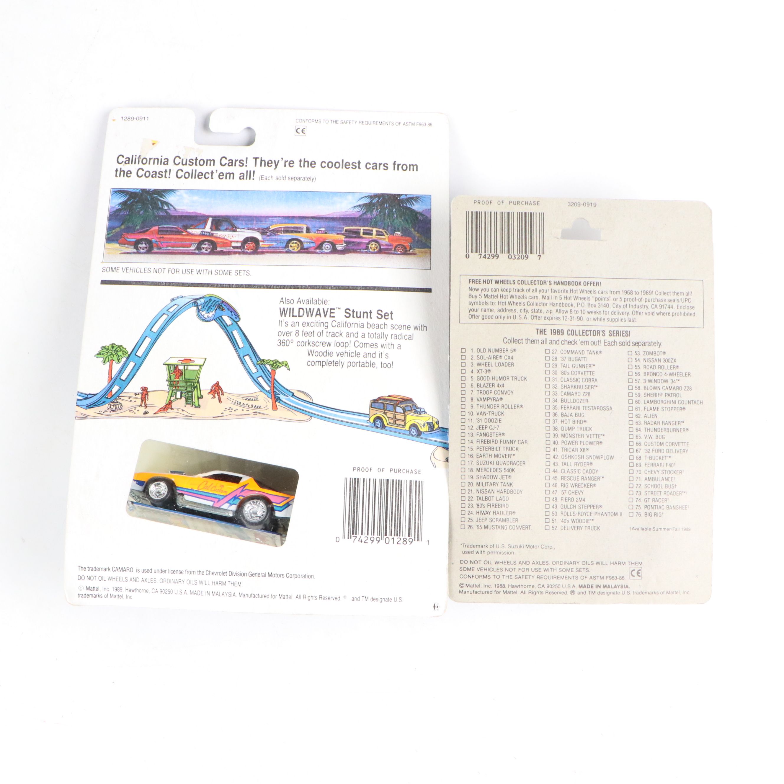 Hot Wheels "Baja Bug," "Bywayman," "T-Bucket" and More Toy Cars, 1980s