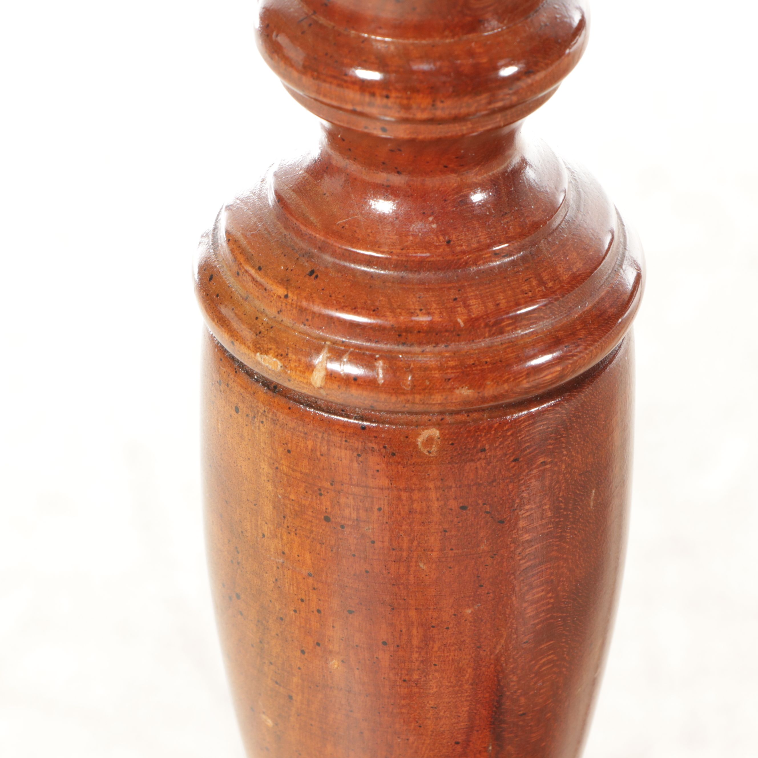 Federal Style Cherry Four-Poster Twin Size Bed Frame, 20th Century