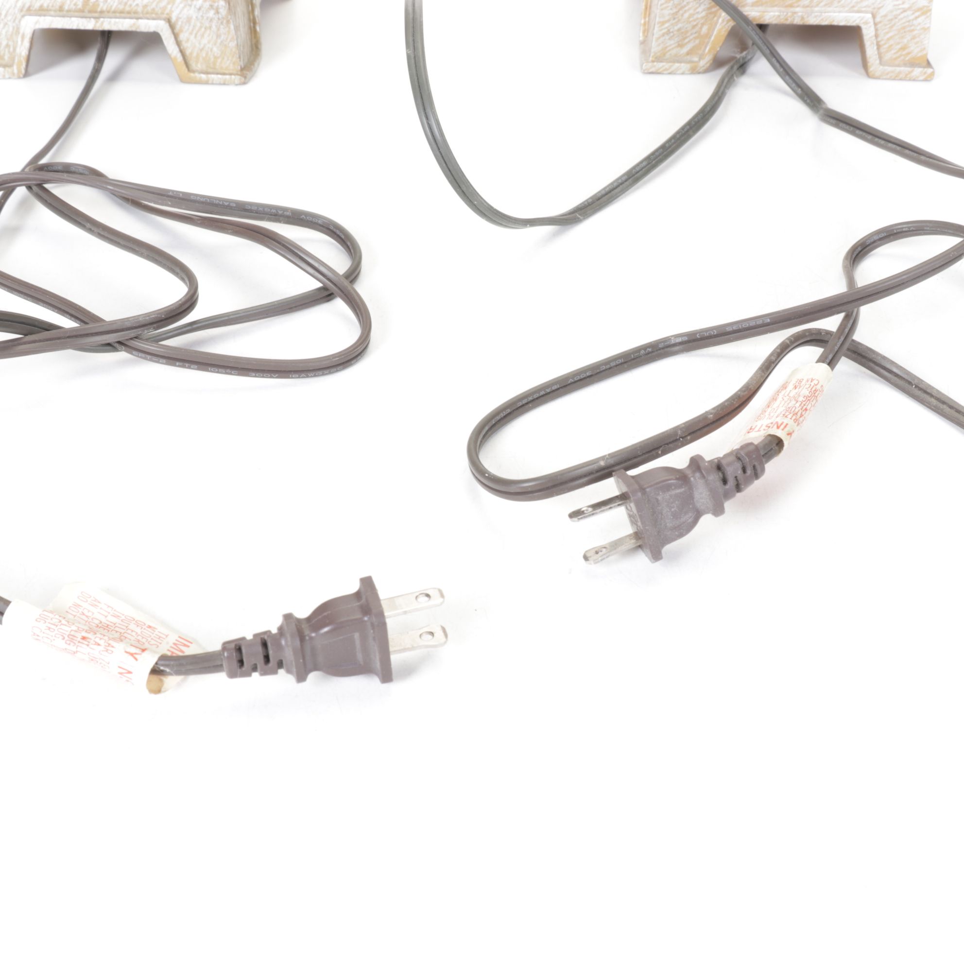 Pair of Baroque-esque Pink and Pearlescent Boudoir Lamps, Silk Shades