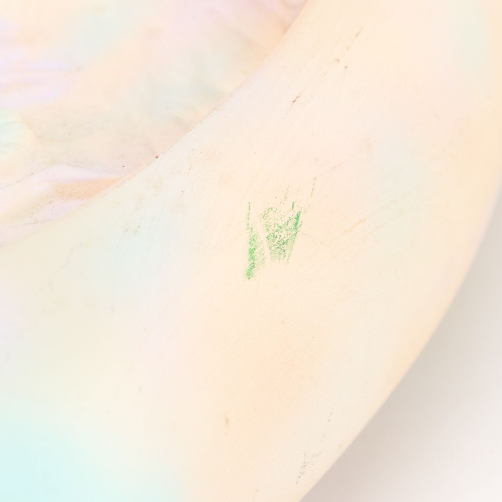 Rainbow Pastel Vase with Native American Animal Totem Relief