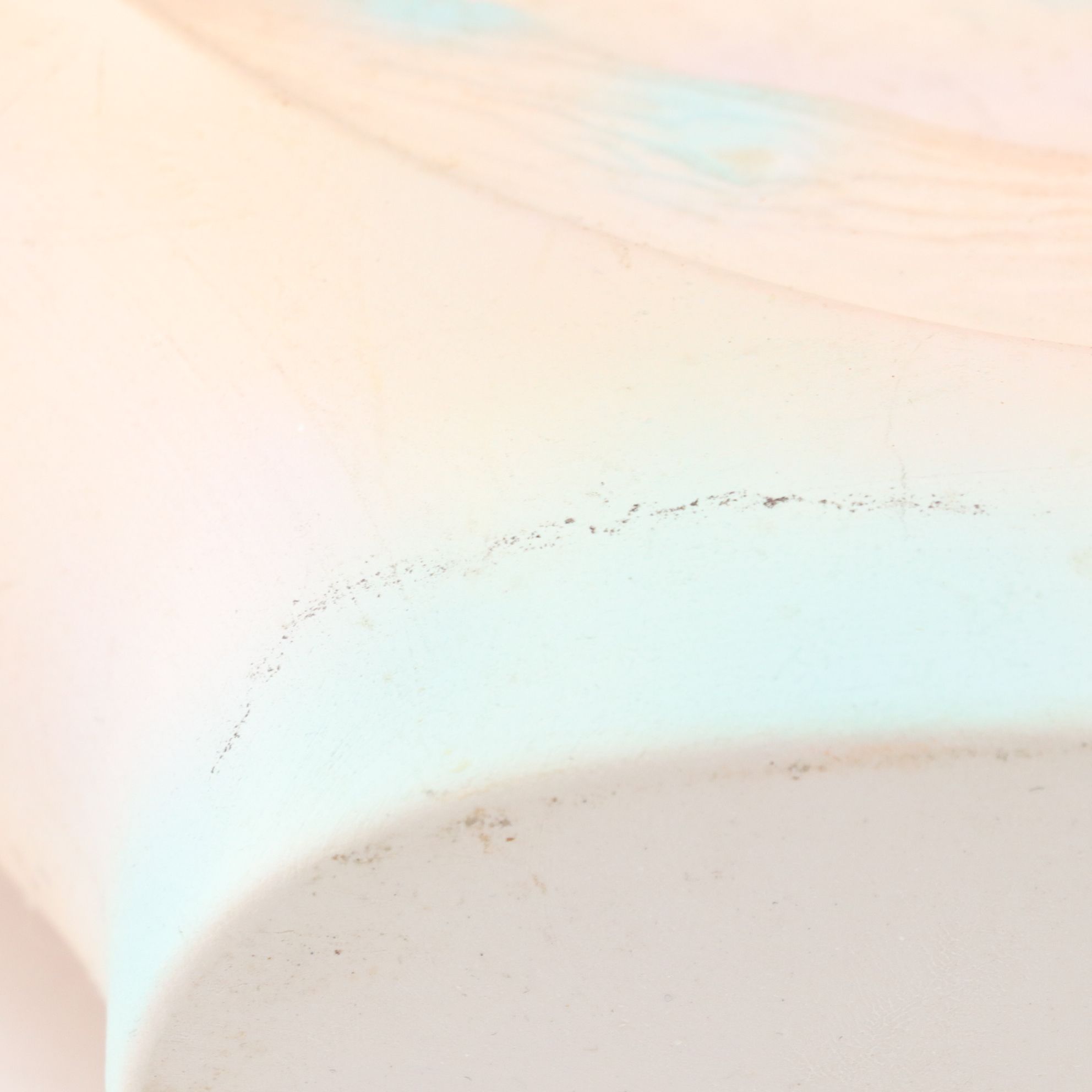 Rainbow Pastel Vase with Native American Animal Totem Relief