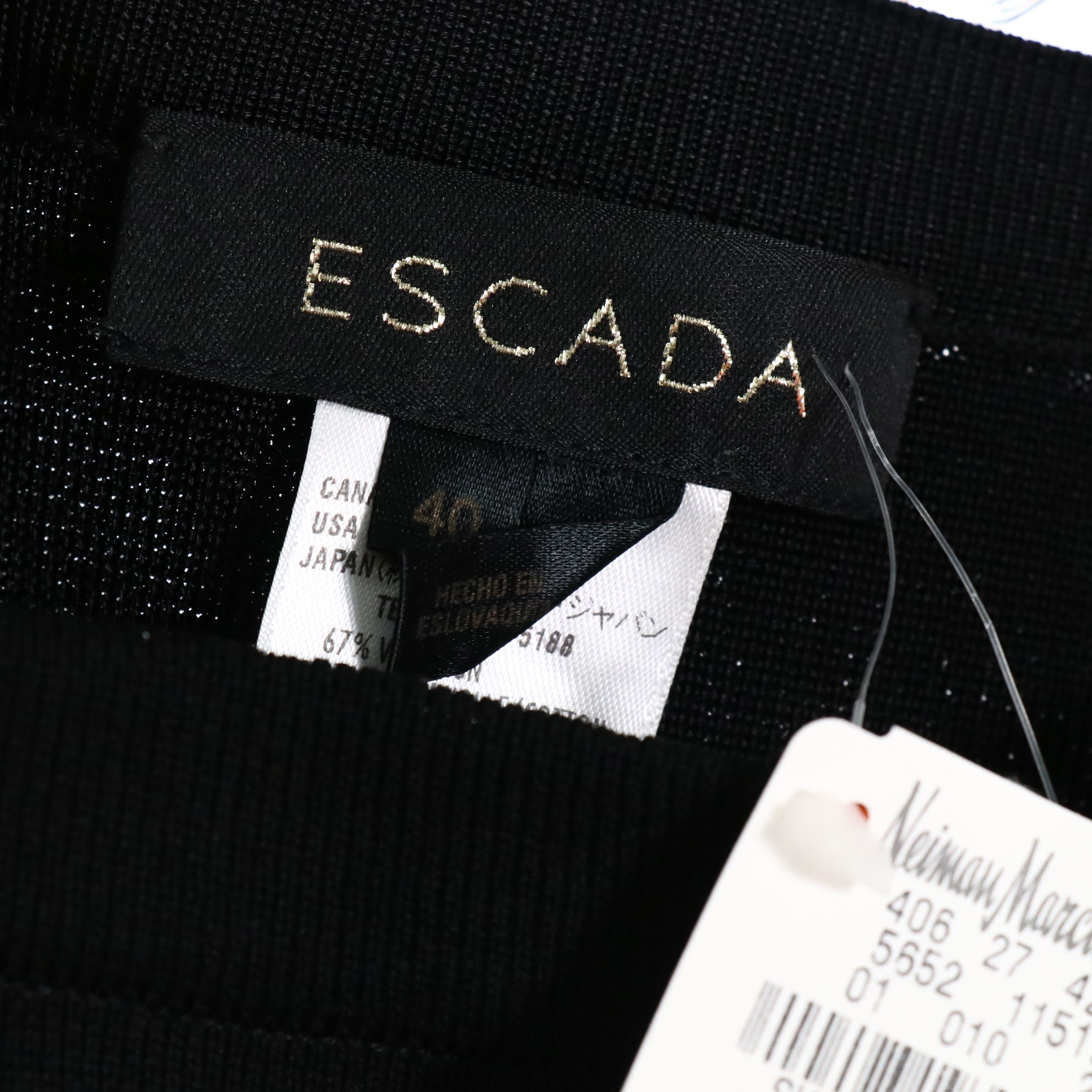 Escada Orange Striped Zip Jacket and Pencil Skirt with Knit Tank Tops, w/ Tags