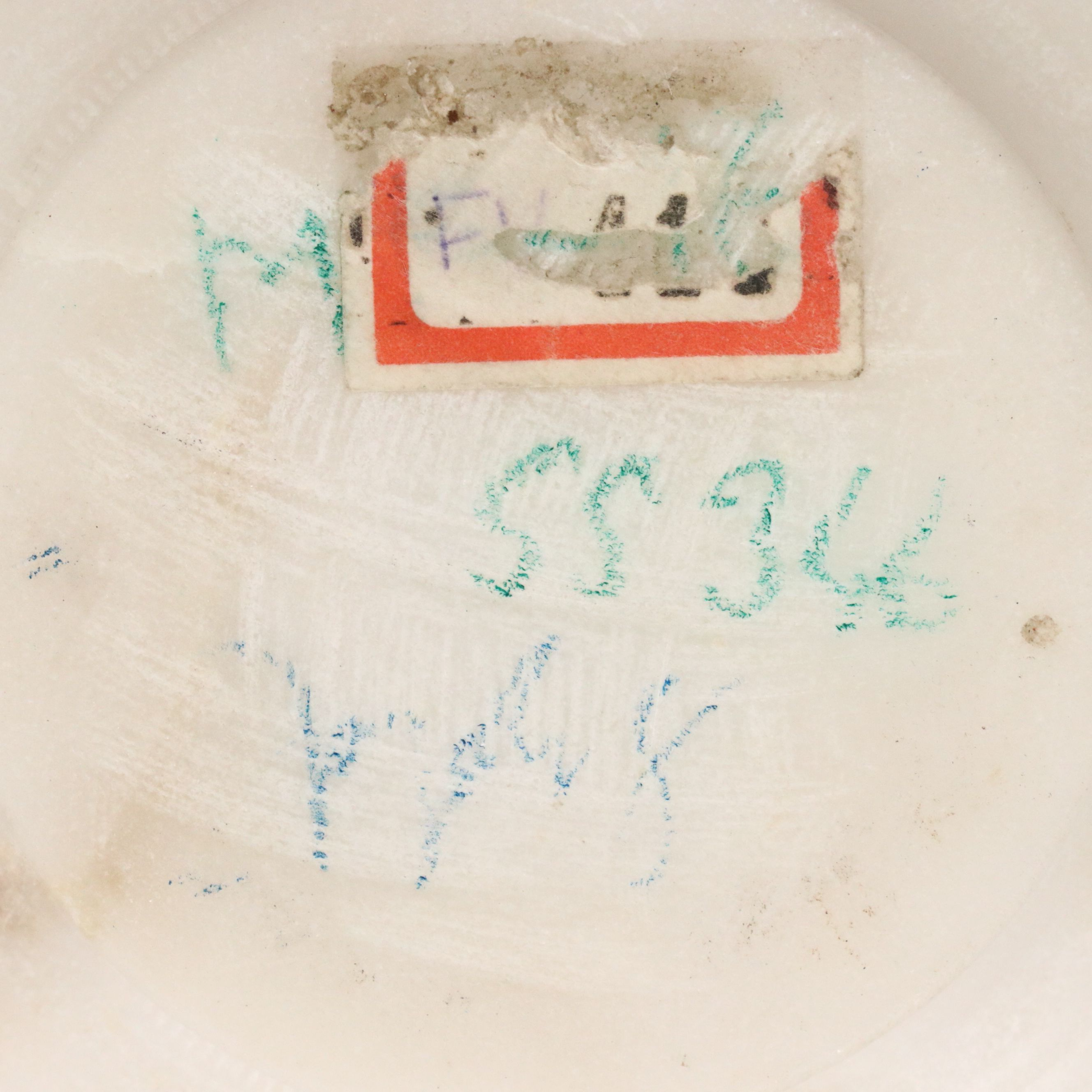 Mughal Style Pietra Dura Floral Stone Vase, 20th Century