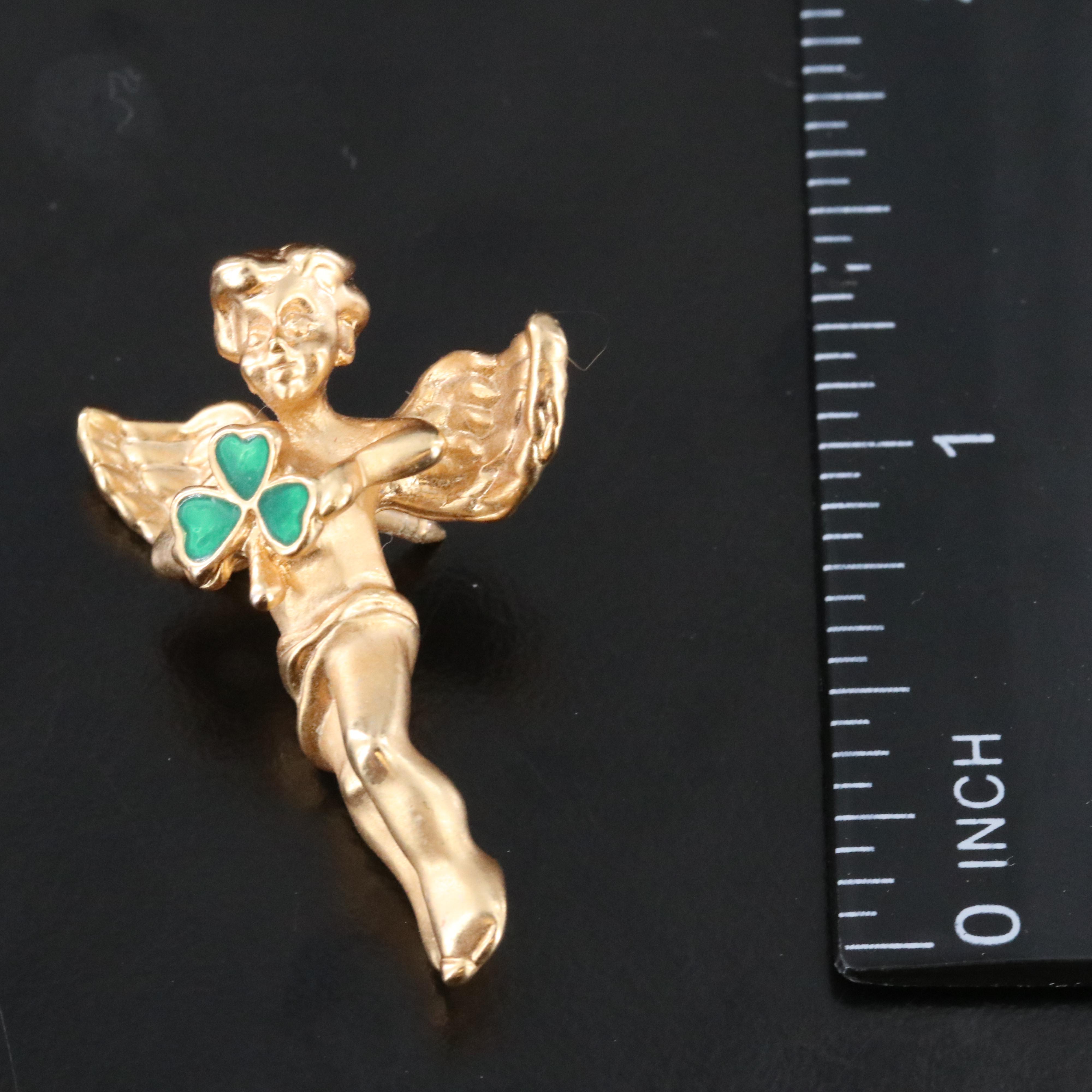 Hula Dancer Charm, Lucky Angel Pin and Sterling Harvard Charm
