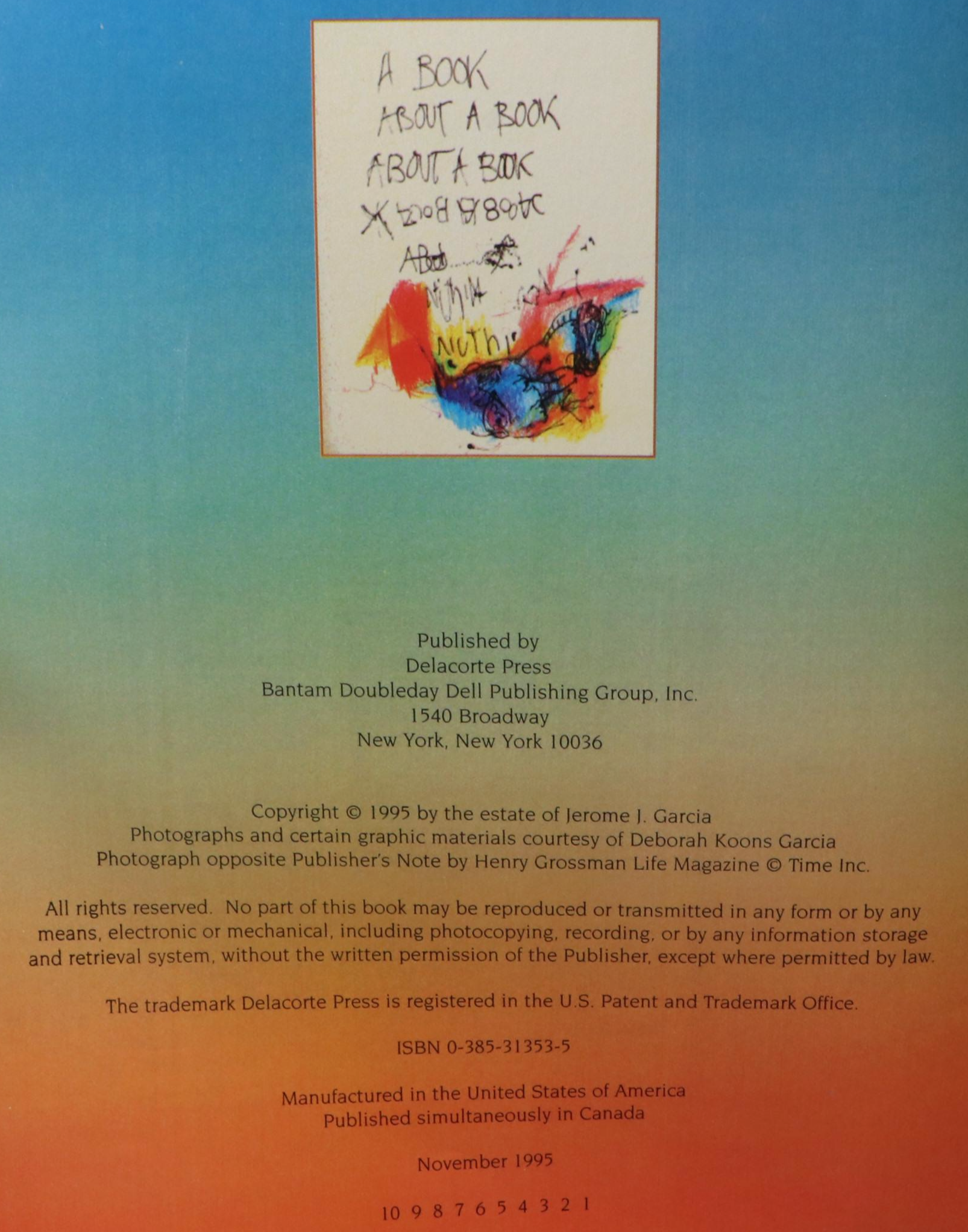 First Printing "Harrington Street" by Jerry Garcia, 1995