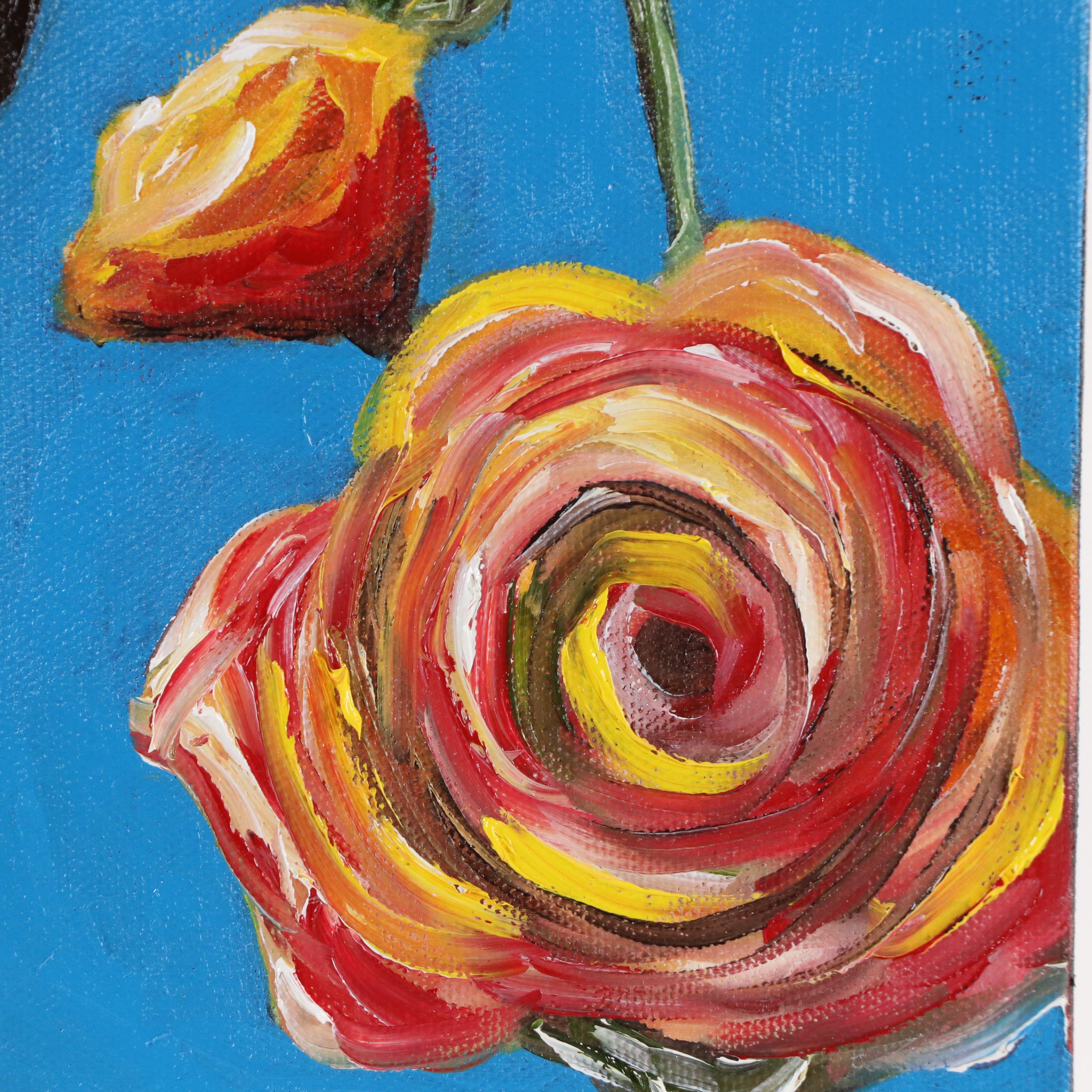 Oluwakemi Omowaire Oil Portrait "Something True.," 21st Century