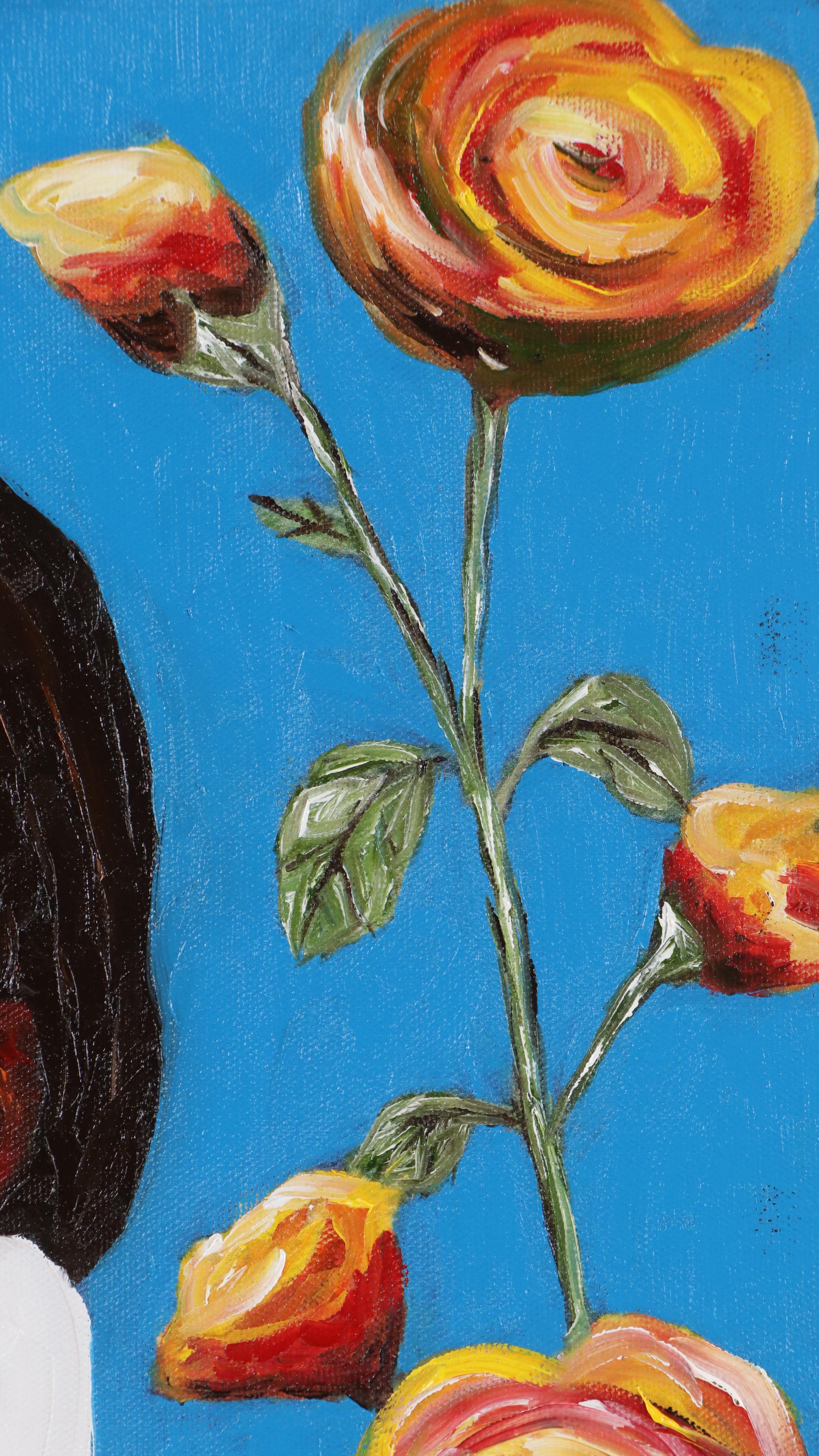 Oluwakemi Omowaire Oil Portrait "Something True.," 21st Century