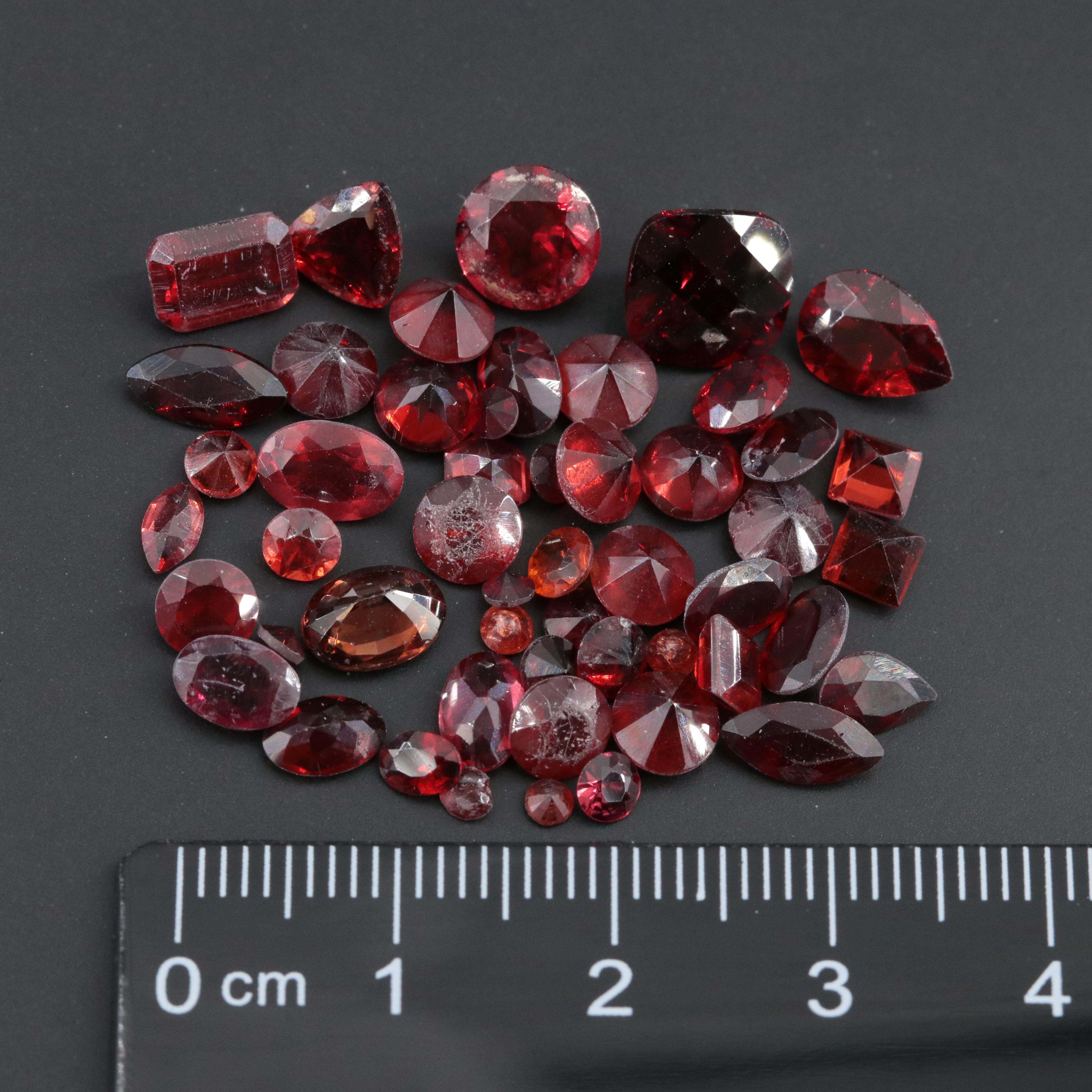 Loose 27.55 CTW Garnet Gemstone Lot