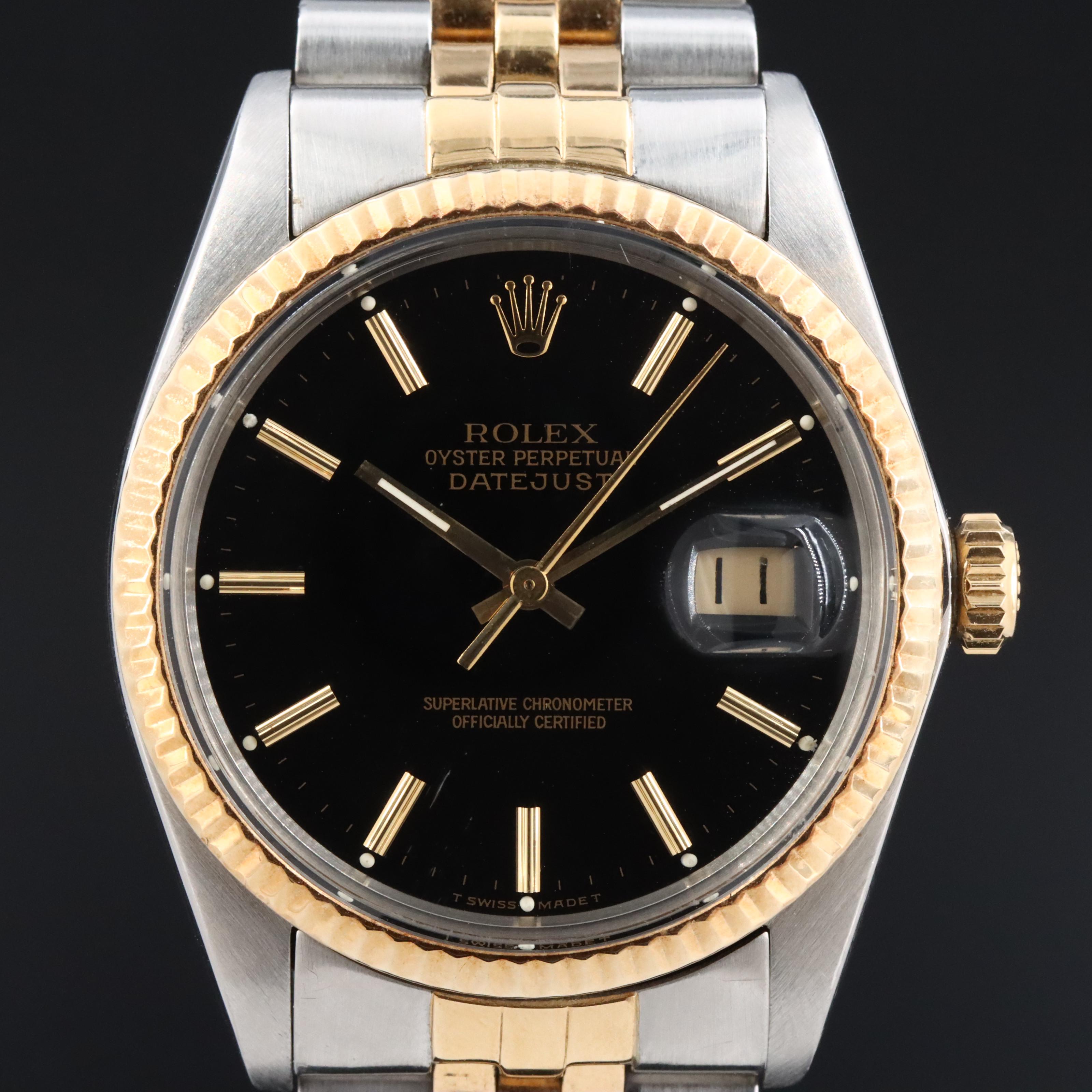 Rolex Datejust 16013 Vintage Watch c.1983