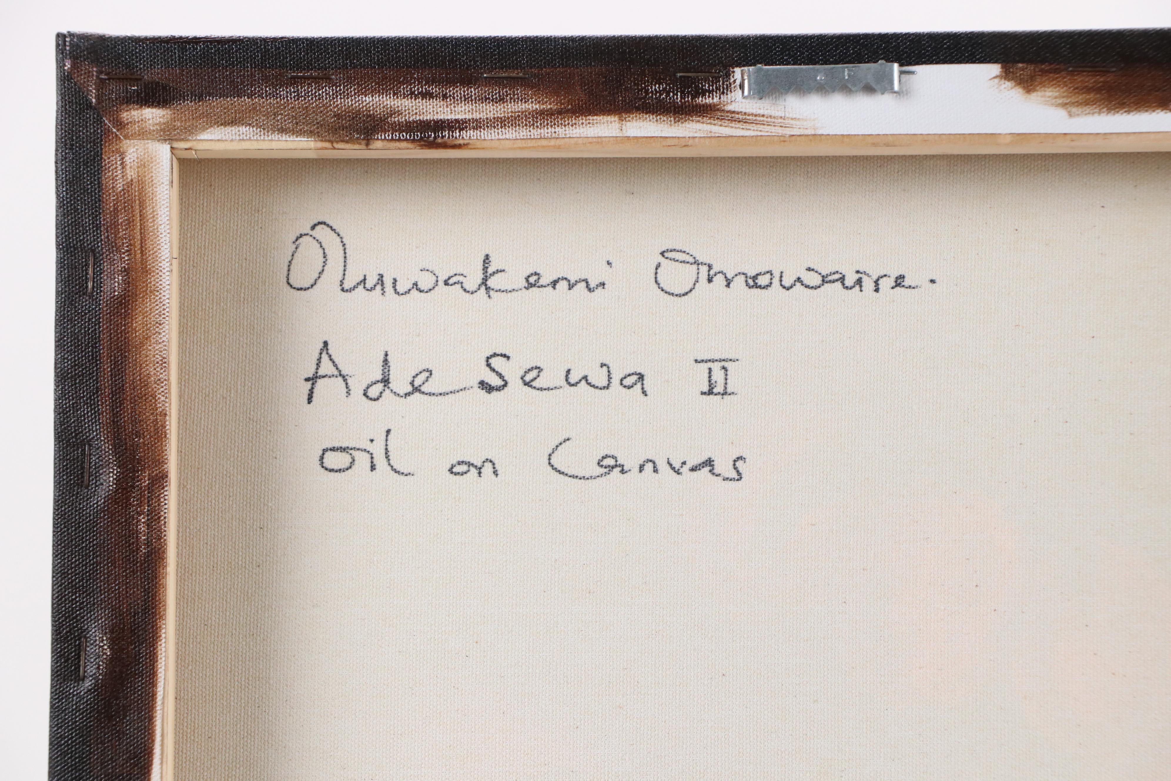 Oluwakemi Omowaire Oil Portrait "Ade Sewa II," 21st Century