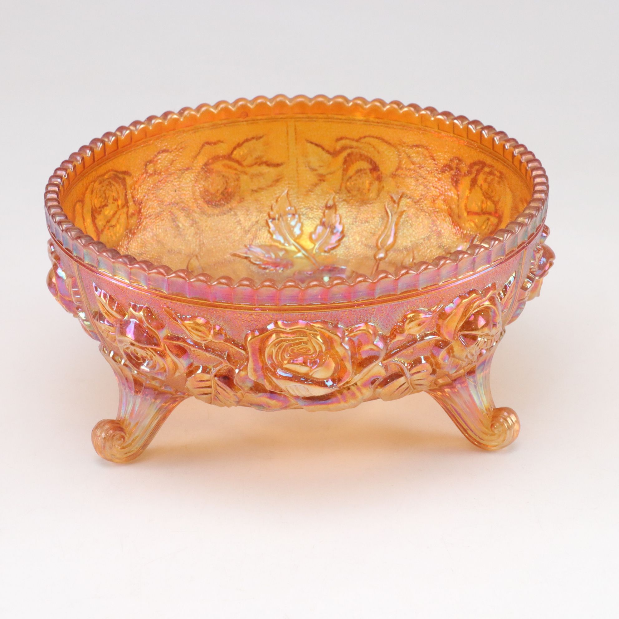 Jeannette "Iris Iridescent" Pitcher & Other Carnival Glass Bowls