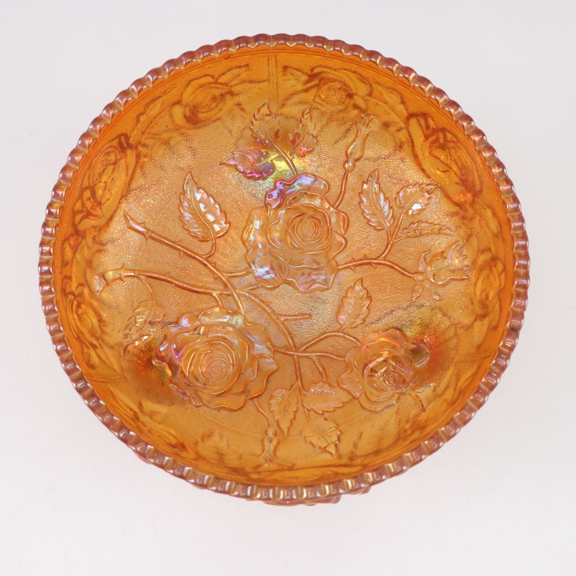 Jeannette "Iris Iridescent" Pitcher & Other Carnival Glass Bowls