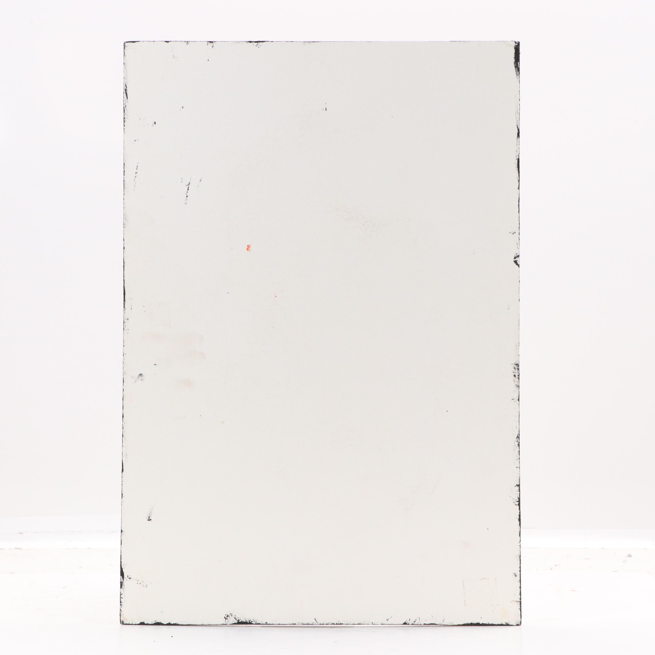 Hilda Epner Abstract Oil Painting, Late 20th Century