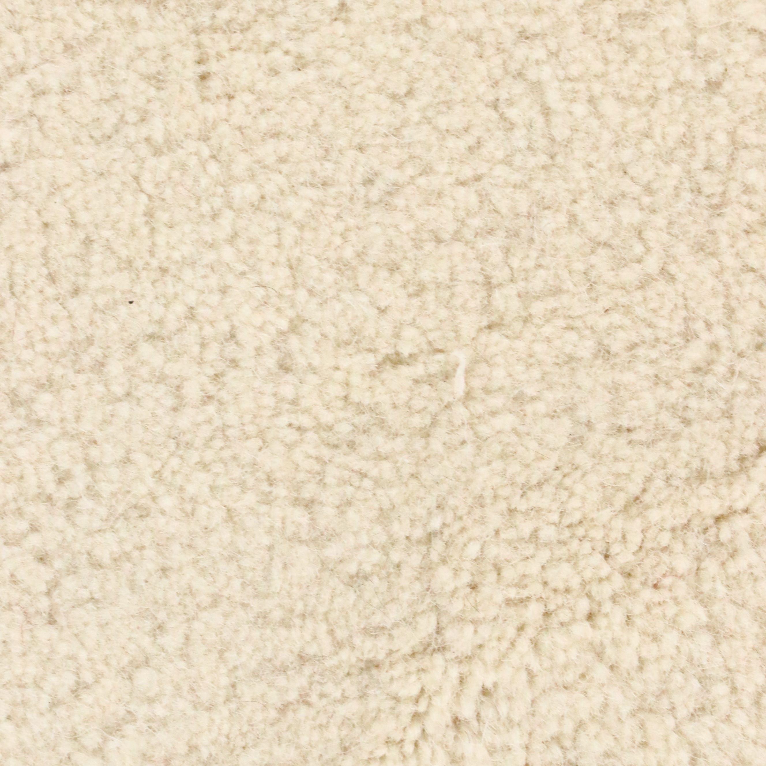 6'10 Round Hand-Knotted Indian Floral Area Rug