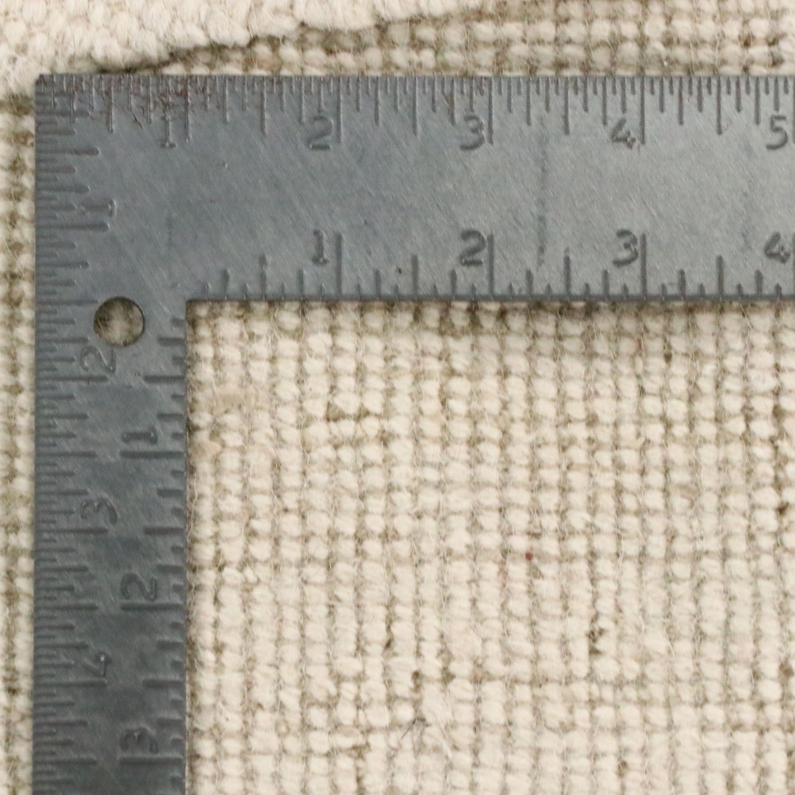 6'10 Round Hand-Knotted Indian Floral Area Rug