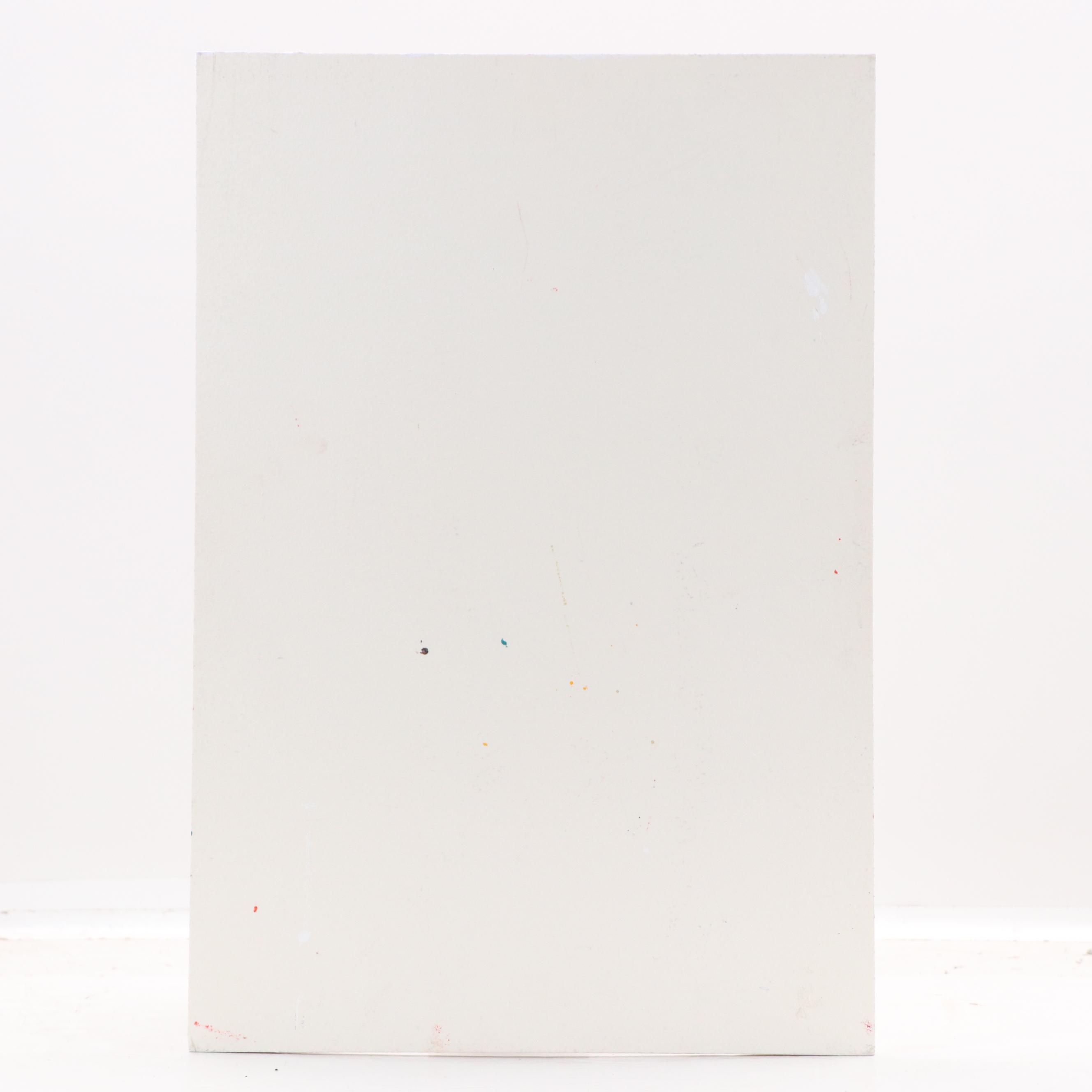 Hilda Epner Abstract Oil Painting, Late 20th Century