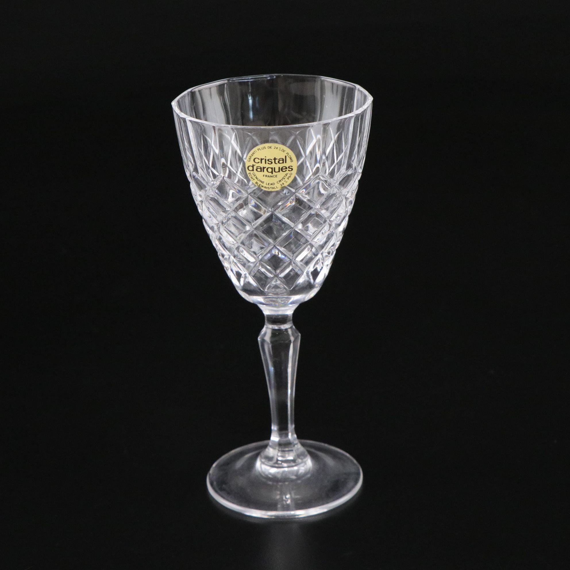 Cristal D'Arques "Dauphine" Crystal Wine Glasses