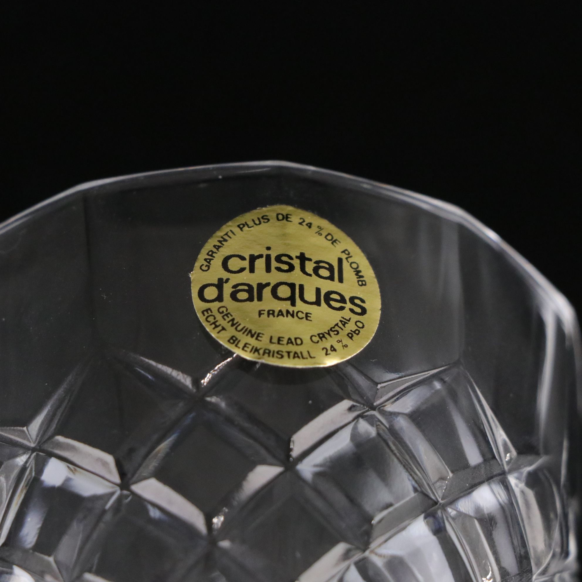 Cristal D'Arques "Dauphine" Crystal Wine Glasses