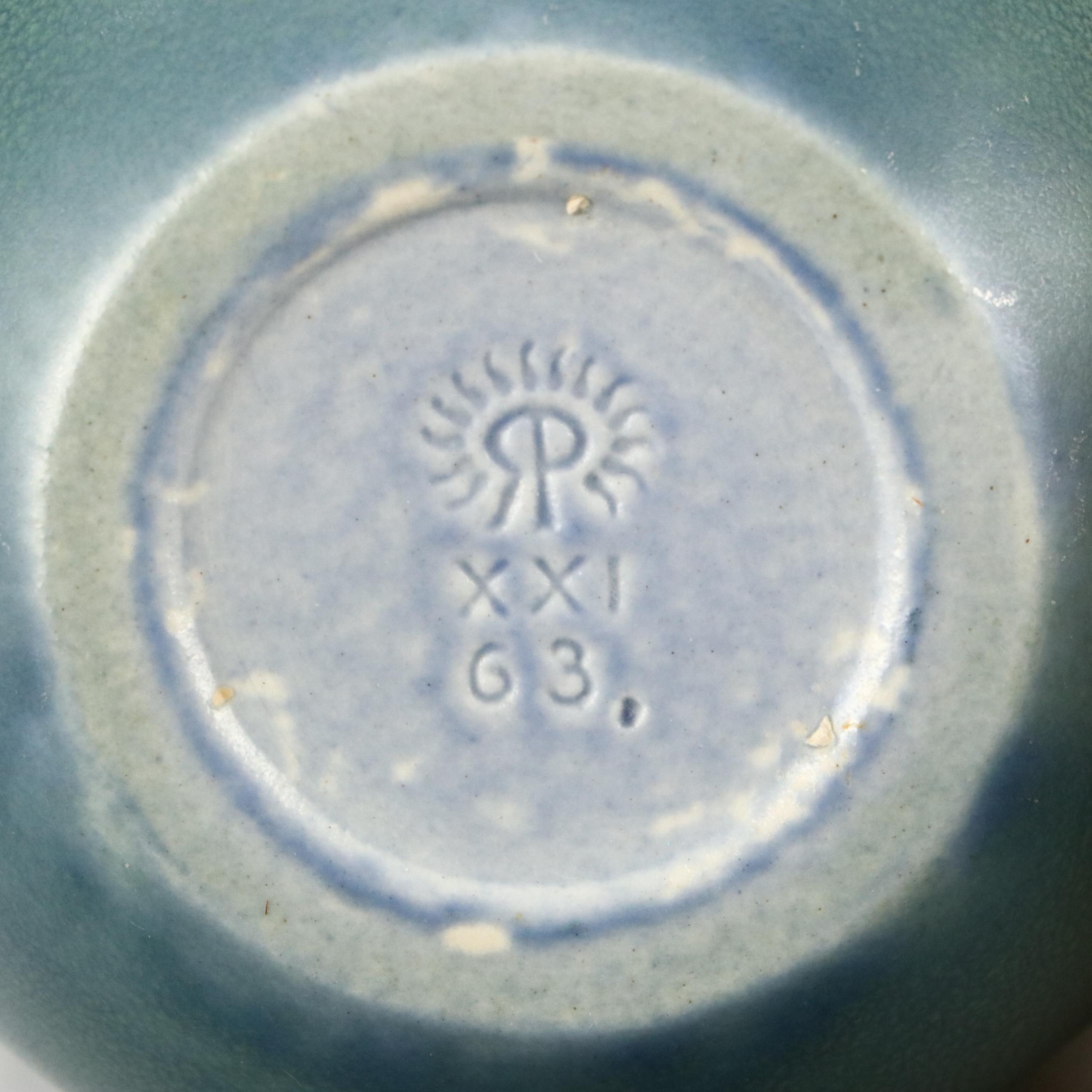 Rookwood Pottery Three-Handled and Yellow Glazed Vases, Early 20th Century