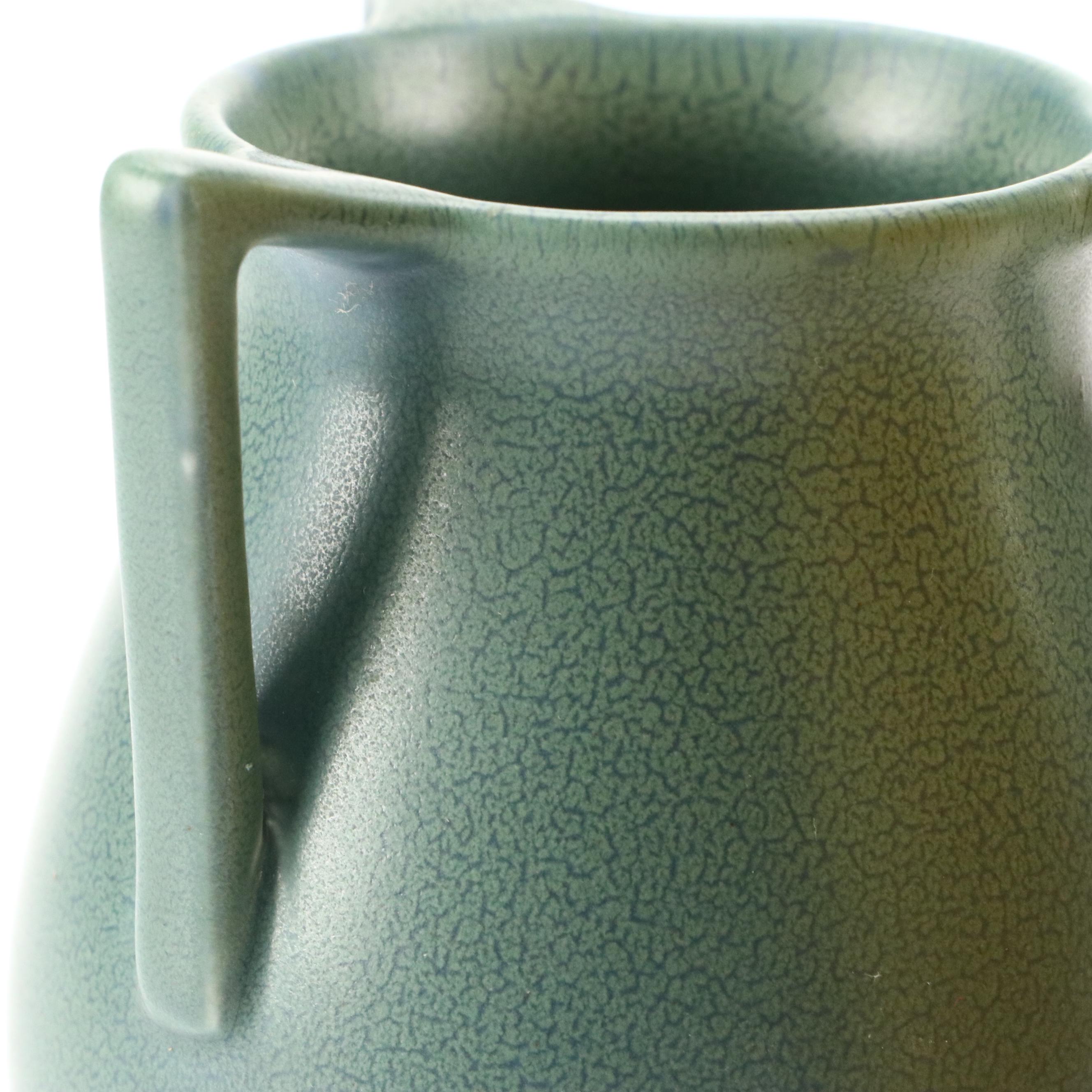 Rookwood Pottery Three-Handled and Yellow Glazed Vases, Early 20th Century