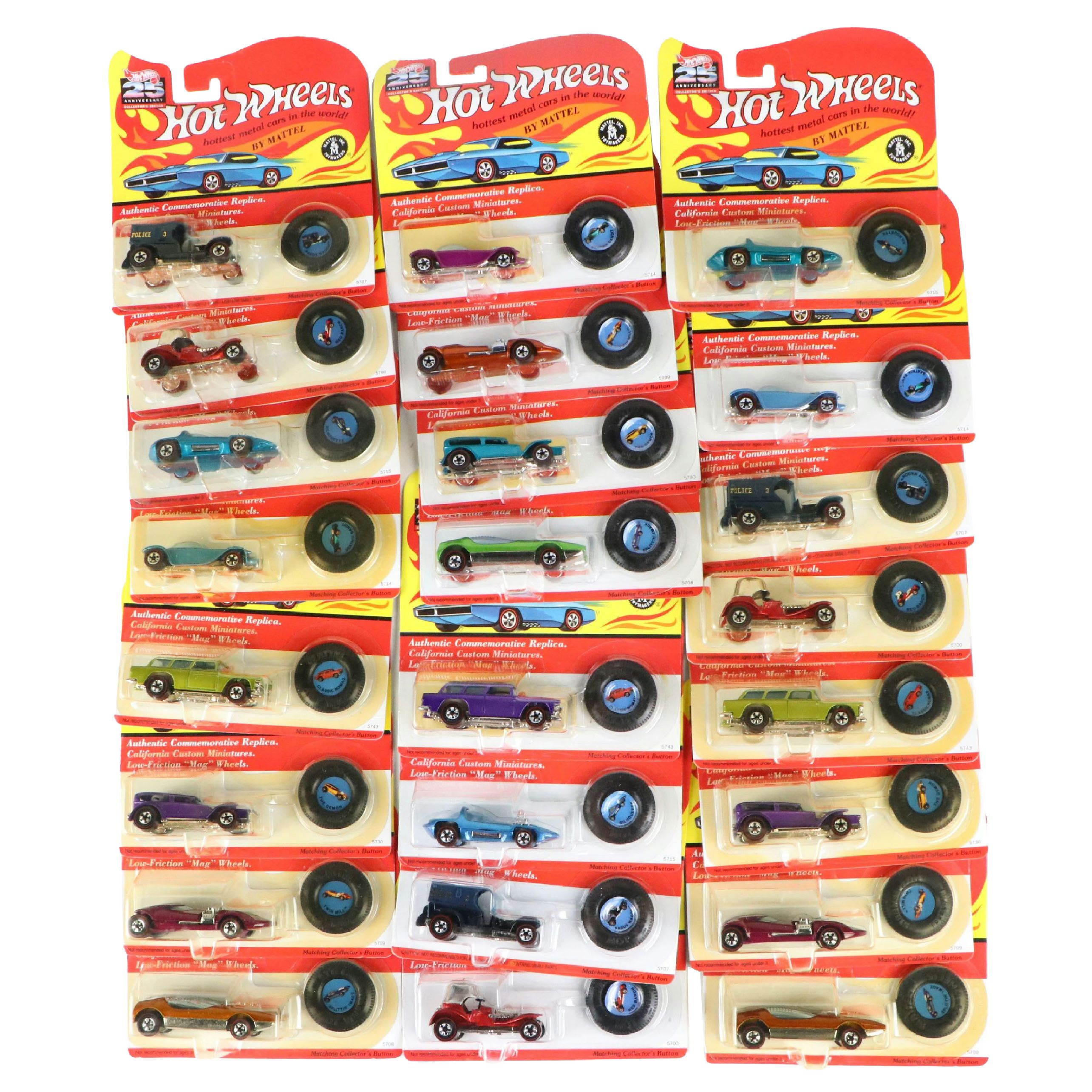 Hot Wheels "Twin Mill" 25th Anniversary Collector's Edition with More Cars