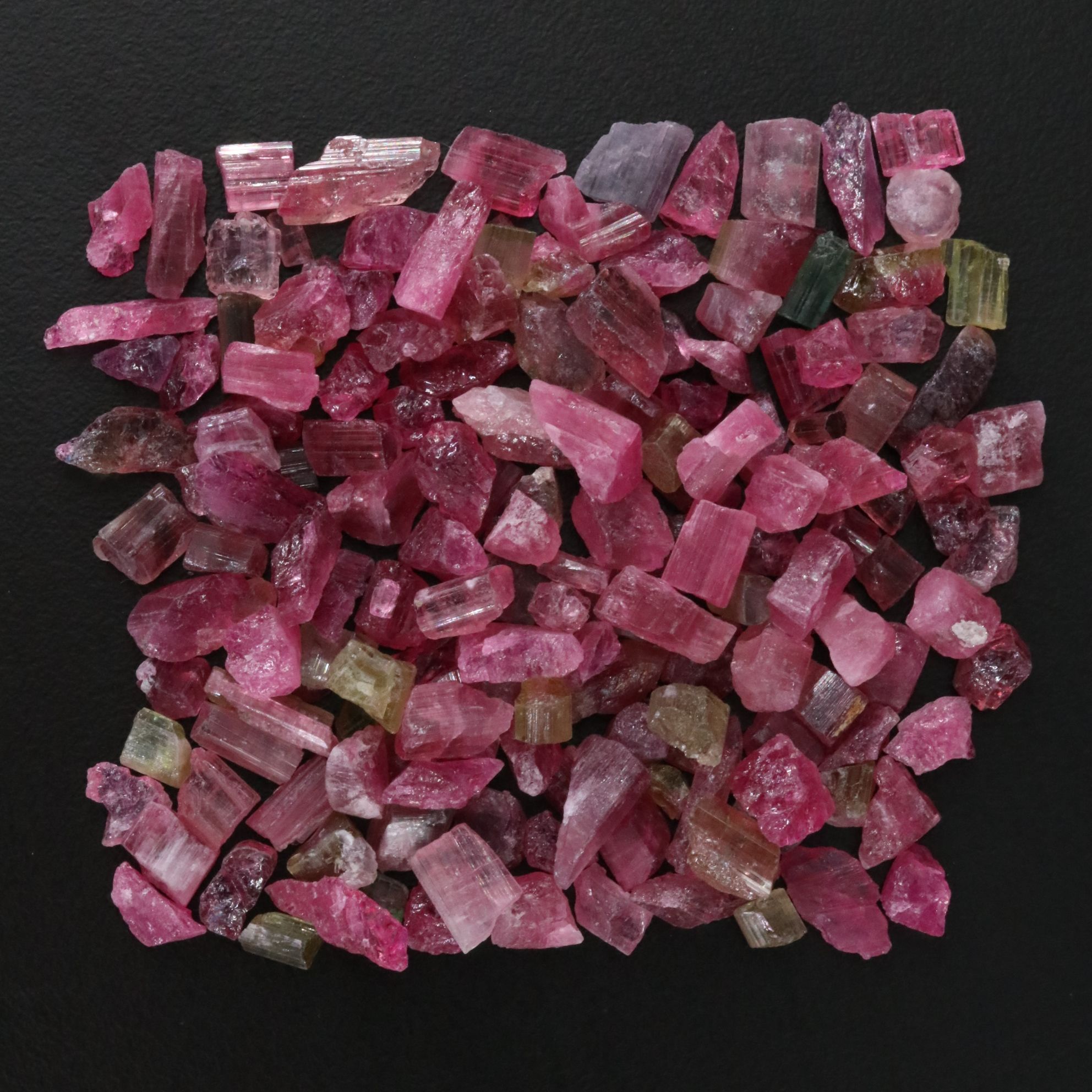 Loose 183.15 CTW Rough Tourmaline Lot