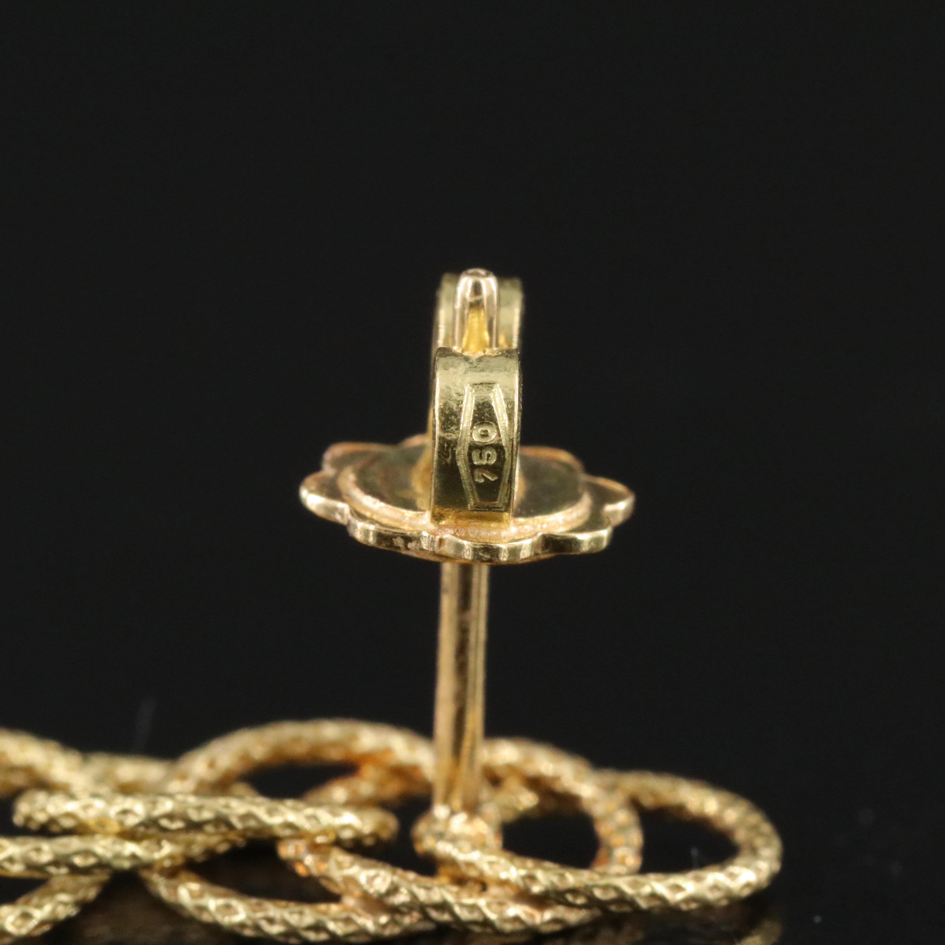 Buccellati 18K Hawaii Earrings