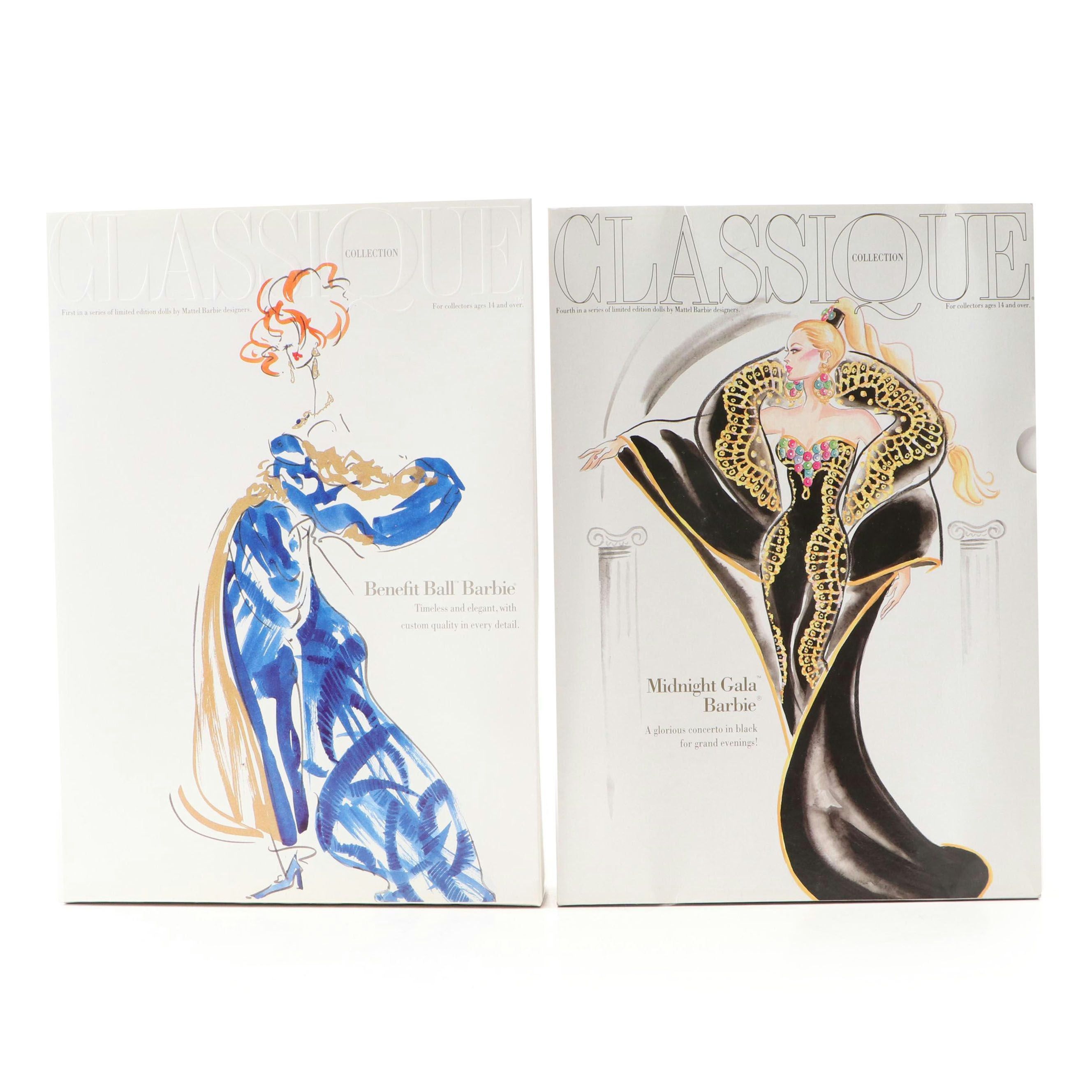 Barbie "Midnight Gala" and "Benefit Ball" Classique Collection Dolls