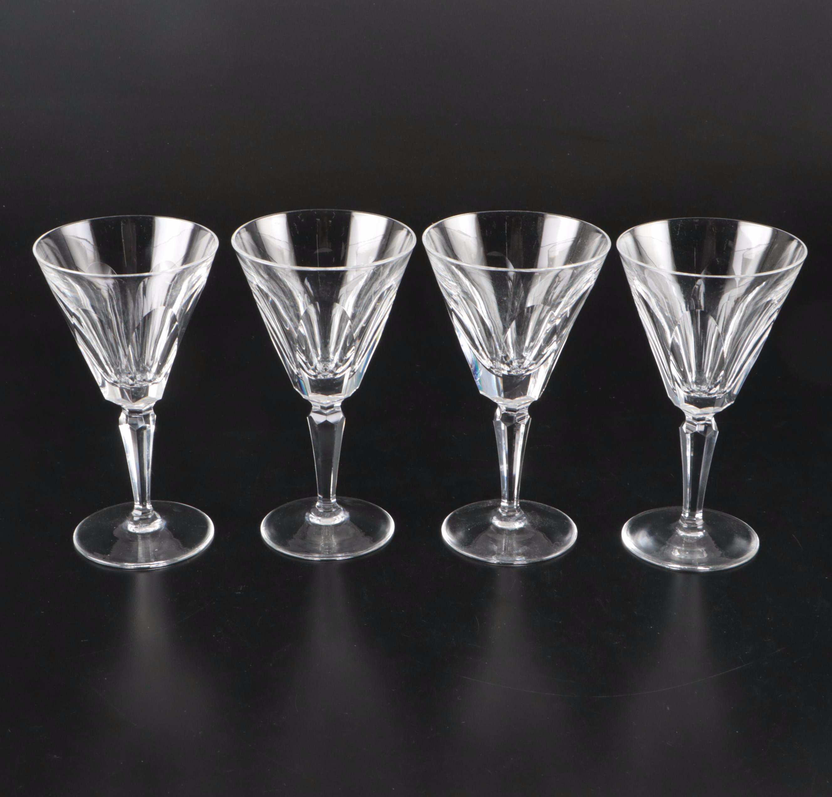 Waterford Crystal "Sheila" Water Goblets, Mid to Late 20th Century