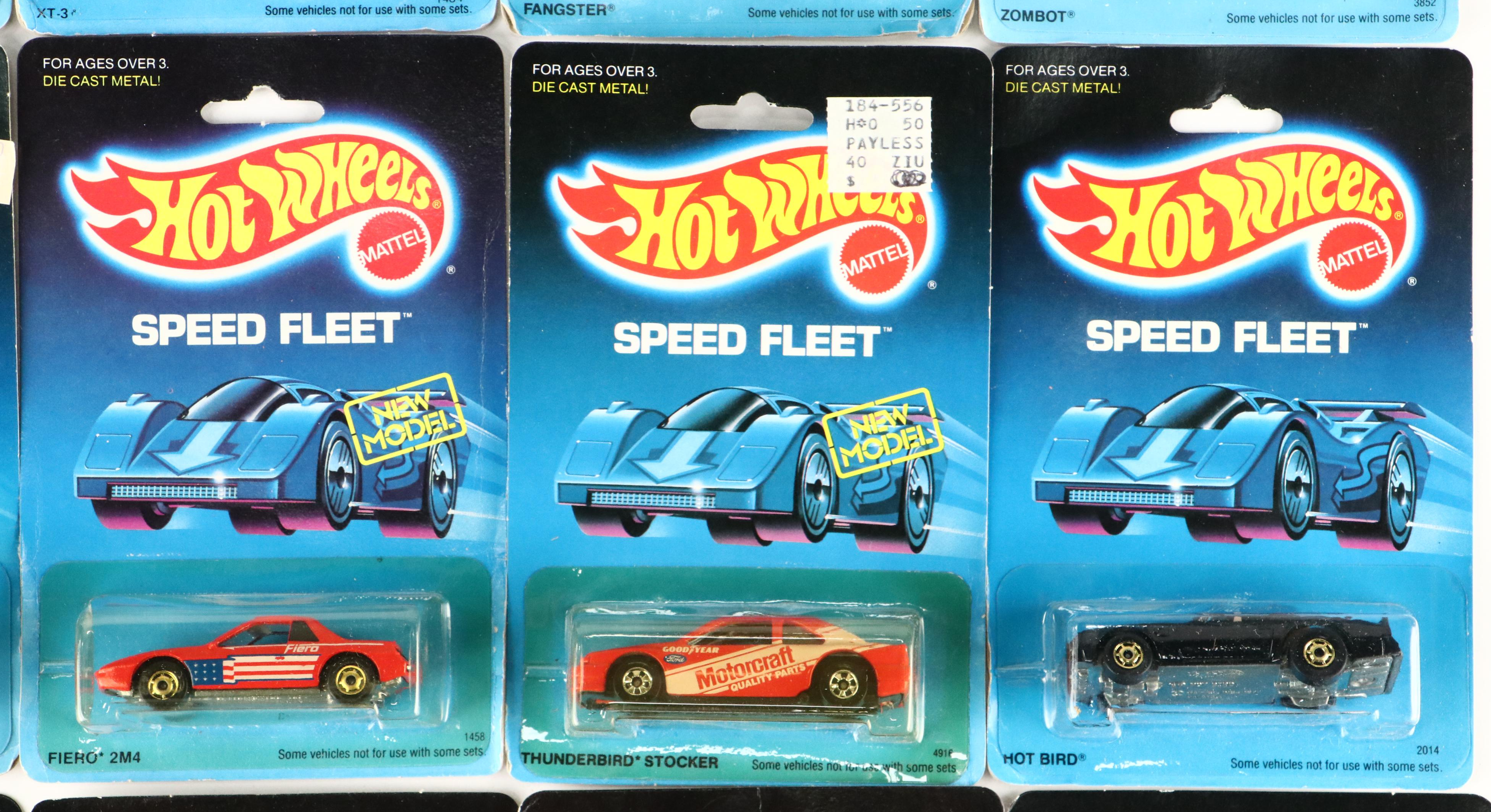 Hot Wheels "Thunderbird Stocker," "Evil Weevil" and More Speed Fleet Series Cars
