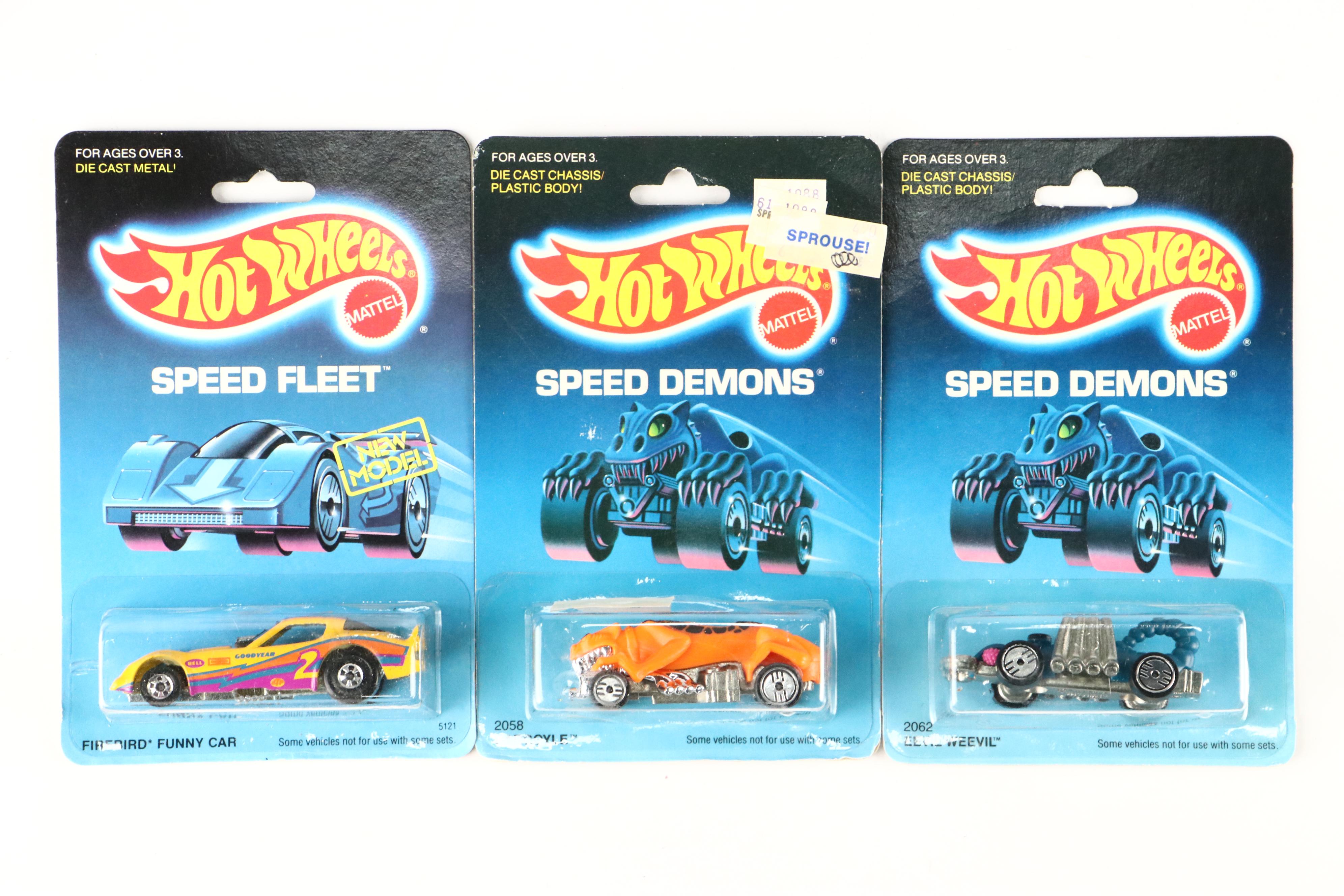 Hot Wheels "Thunderbird Stocker," "Evil Weevil" and More Speed Fleet Series Cars