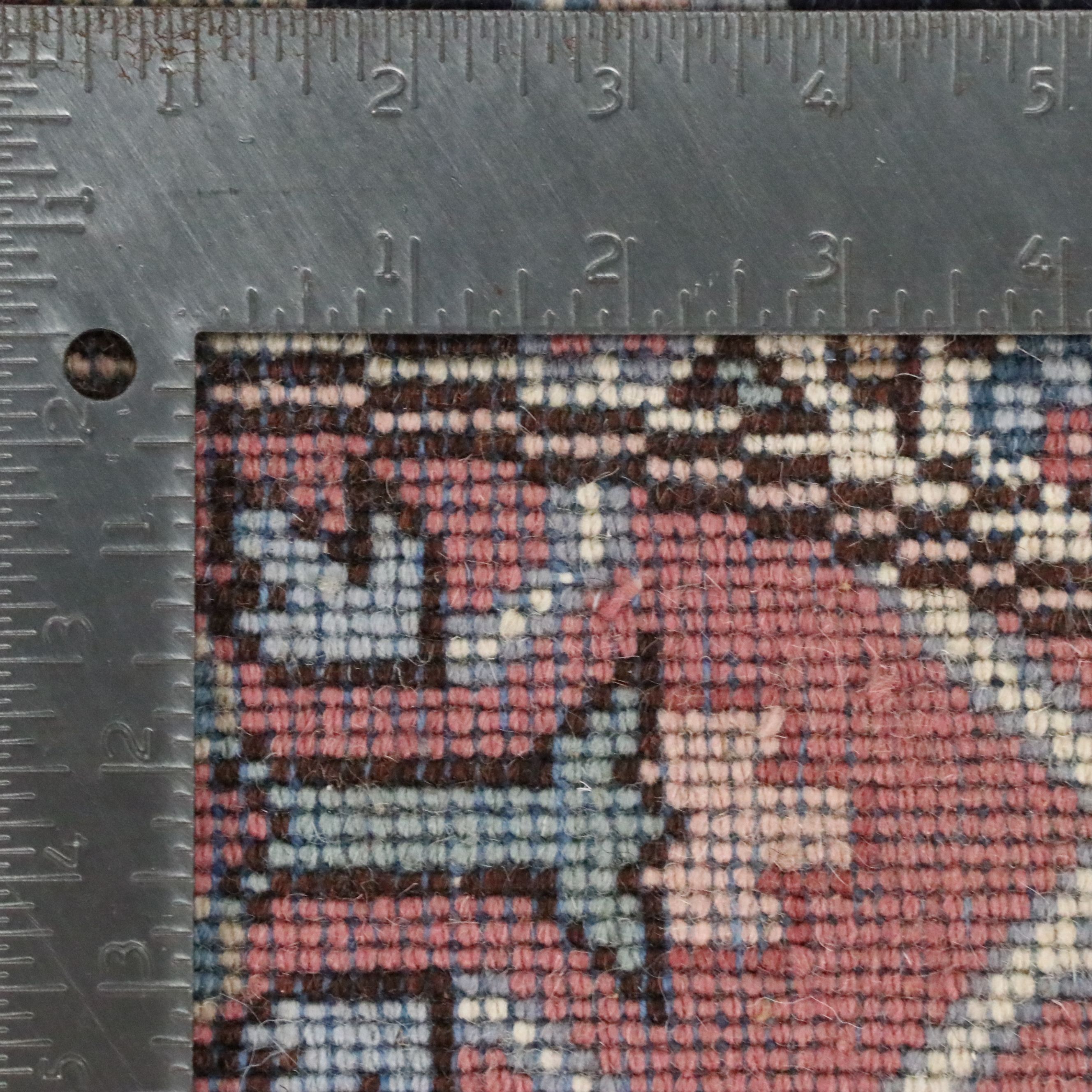 5'8 Round Hand-Knotted Romanian Bucharest Area Rug