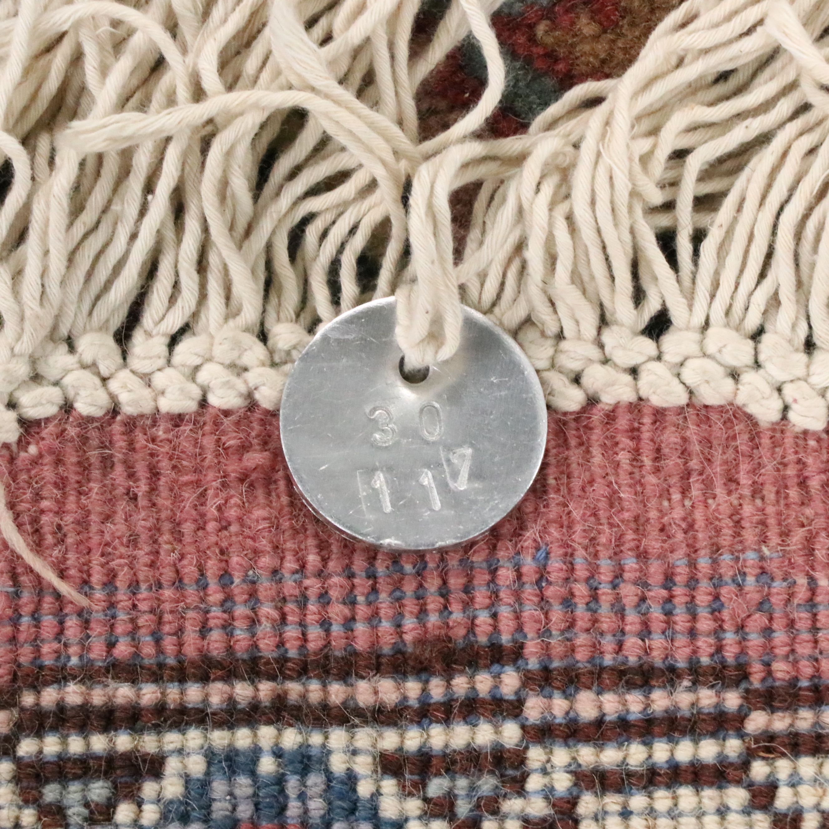 5'8 Round Hand-Knotted Romanian Bucharest Area Rug