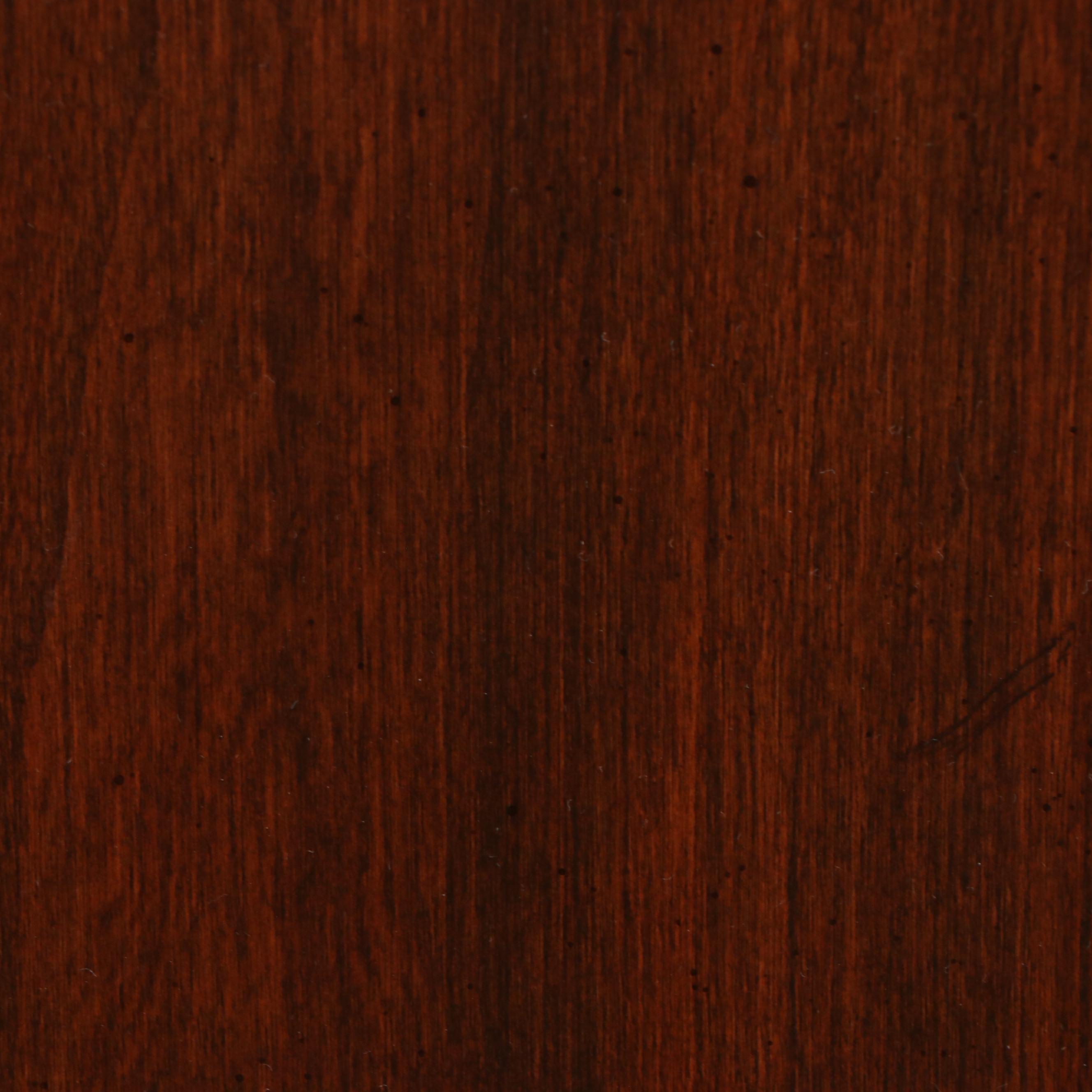 Campaign Style Walnut Finish and Brass Cabinet