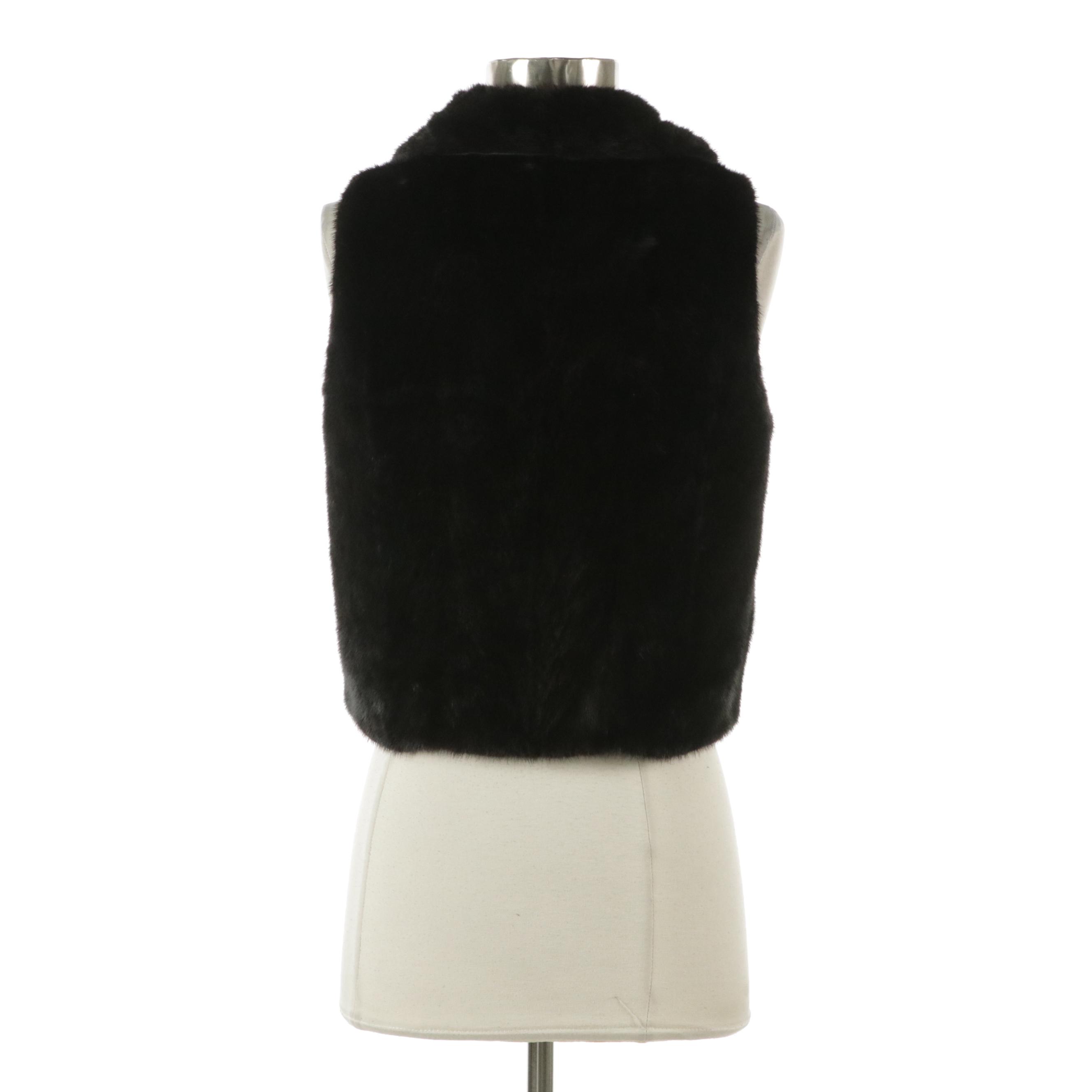 Mink Fur Crop Vest from Uhrik's Furs
