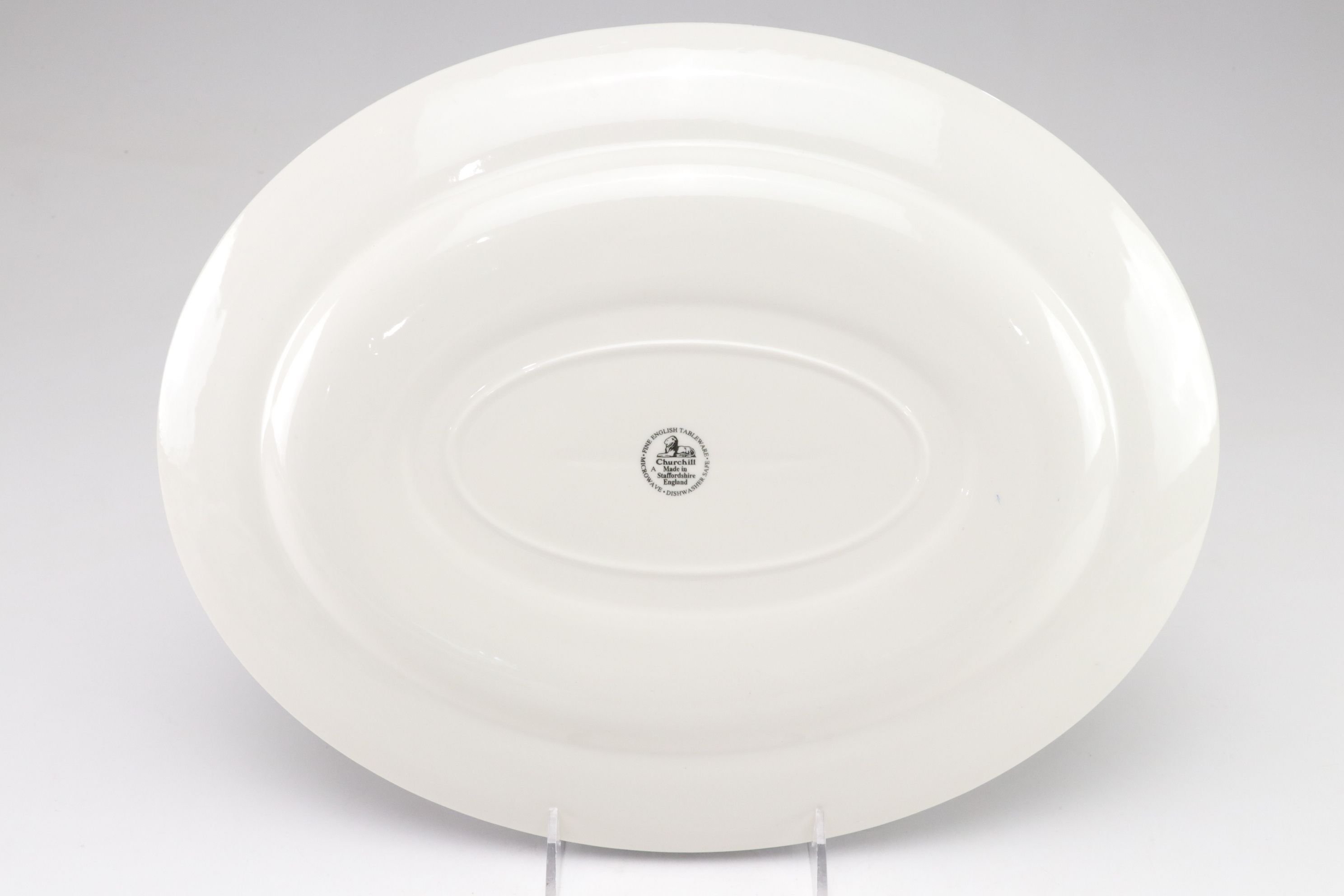 Churchill "Willow Blue" Teapot, Gravy Boat & Other Tableware