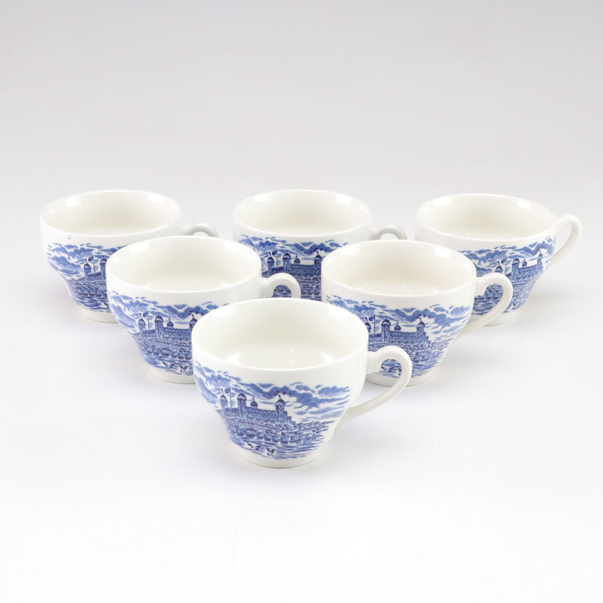 Churchill "Willow Blue" Teapot, Gravy Boat & Other Tableware