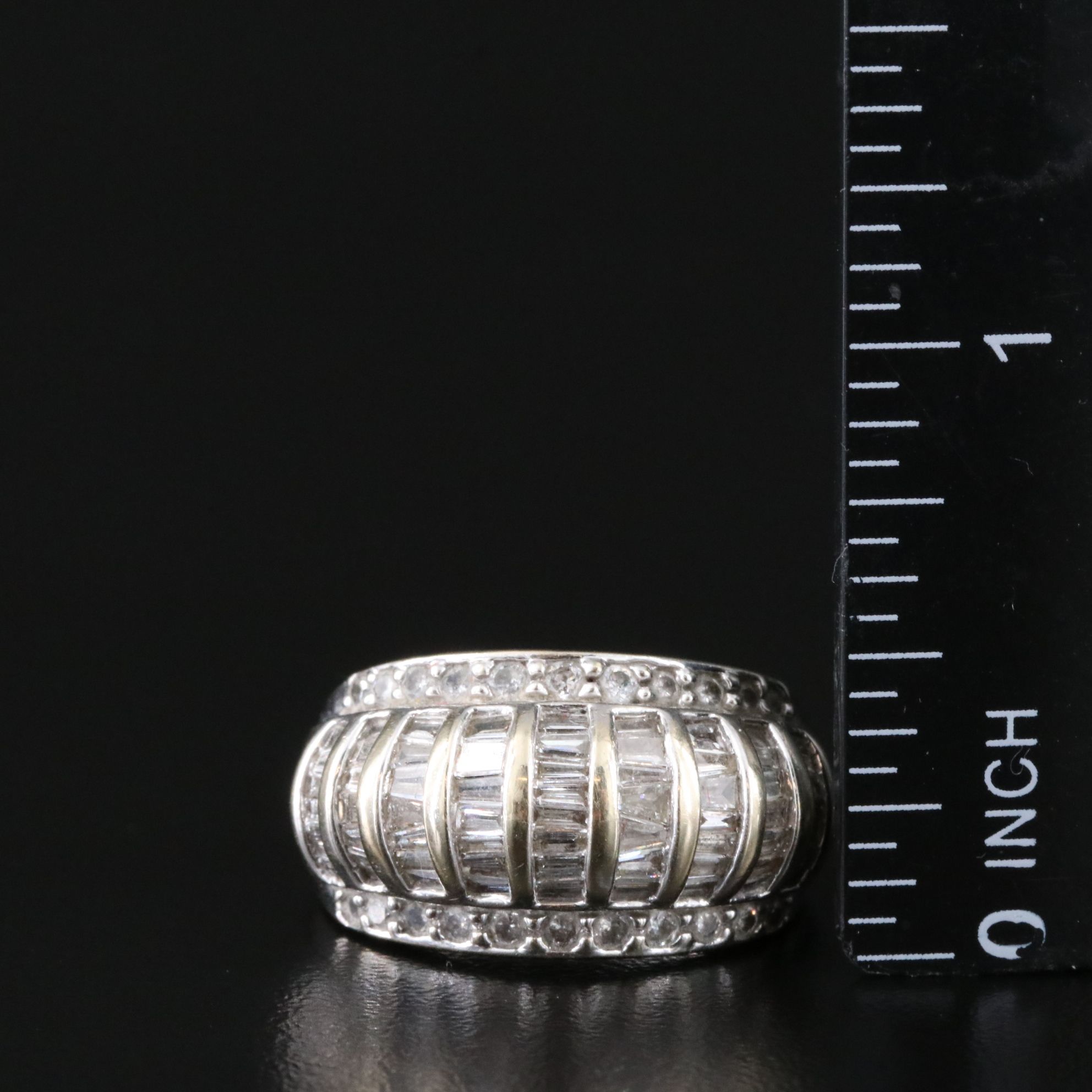 14K 2.07 CTW Diamond Tapered Ring