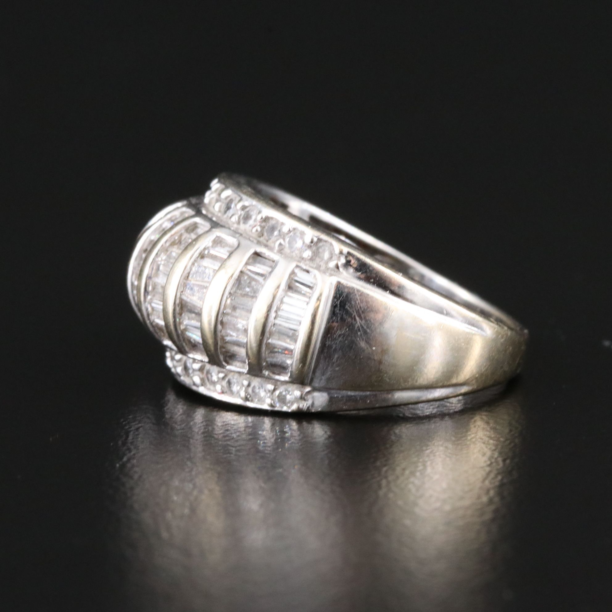 14K 2.07 CTW Diamond Tapered Ring