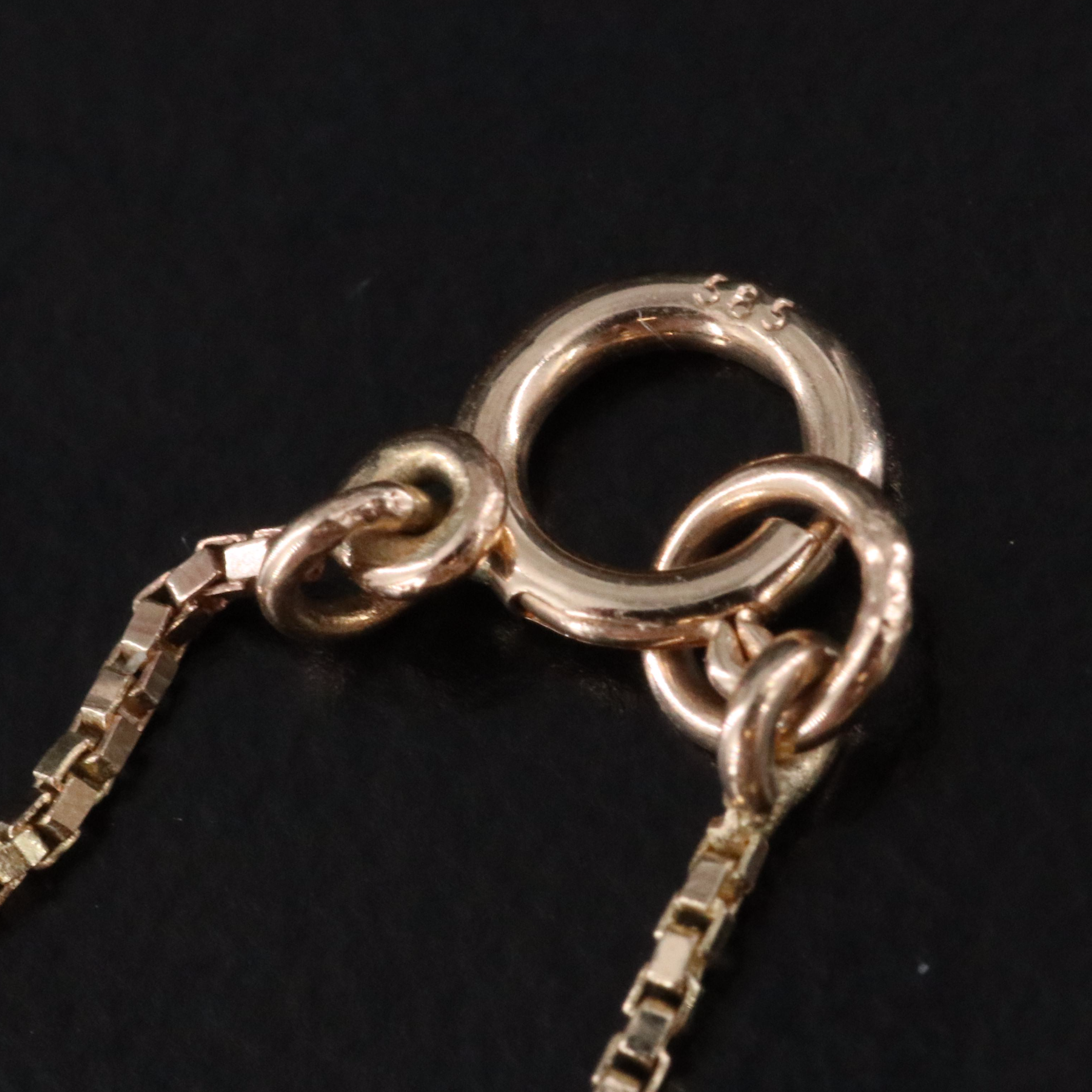 14K 2.01 CT Ruby, White Sapphire and Diamond Pendant Necklace with IGI Report