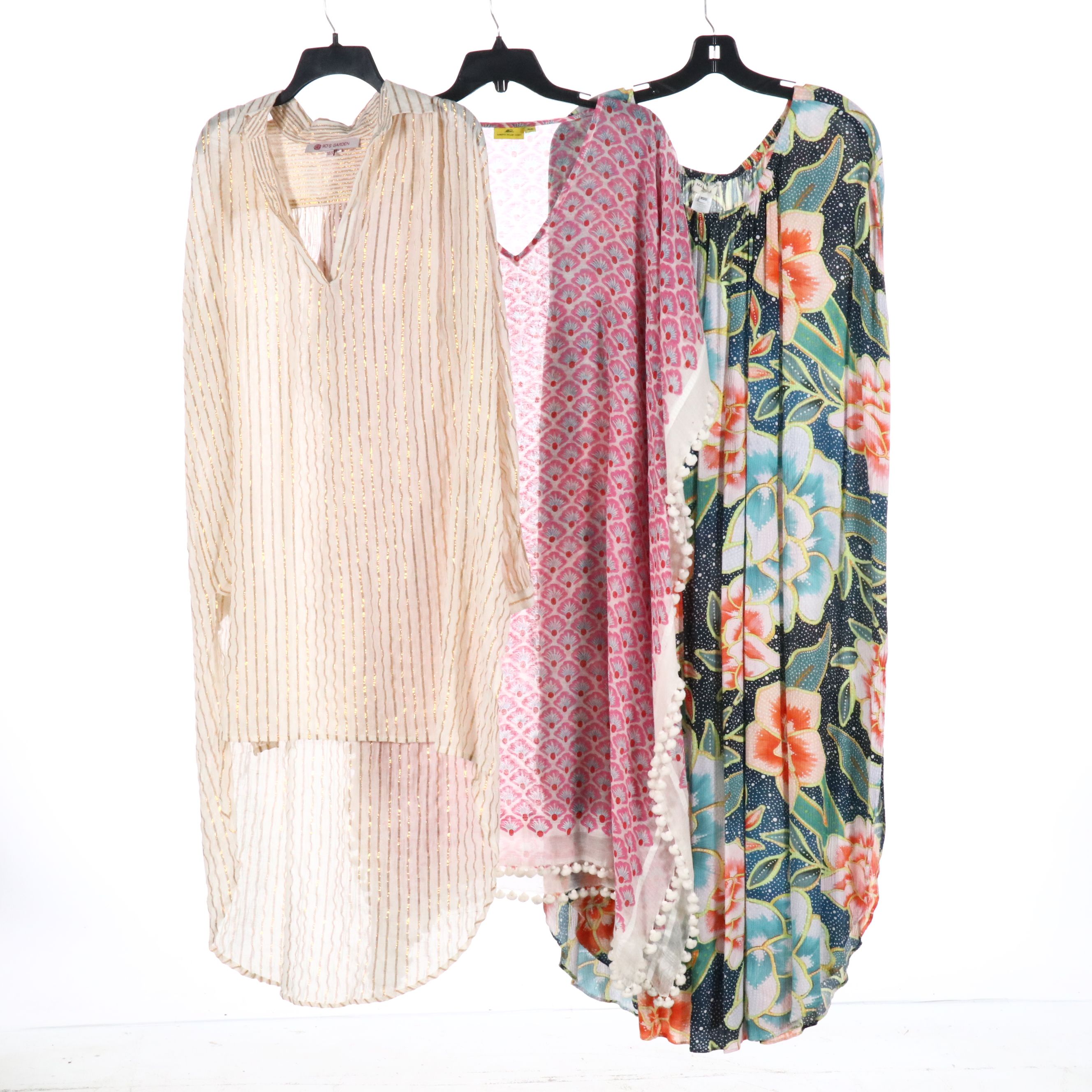 Florbella Silk Embellished, Mara Hoffman Printed and Other Kaftans and Coverups