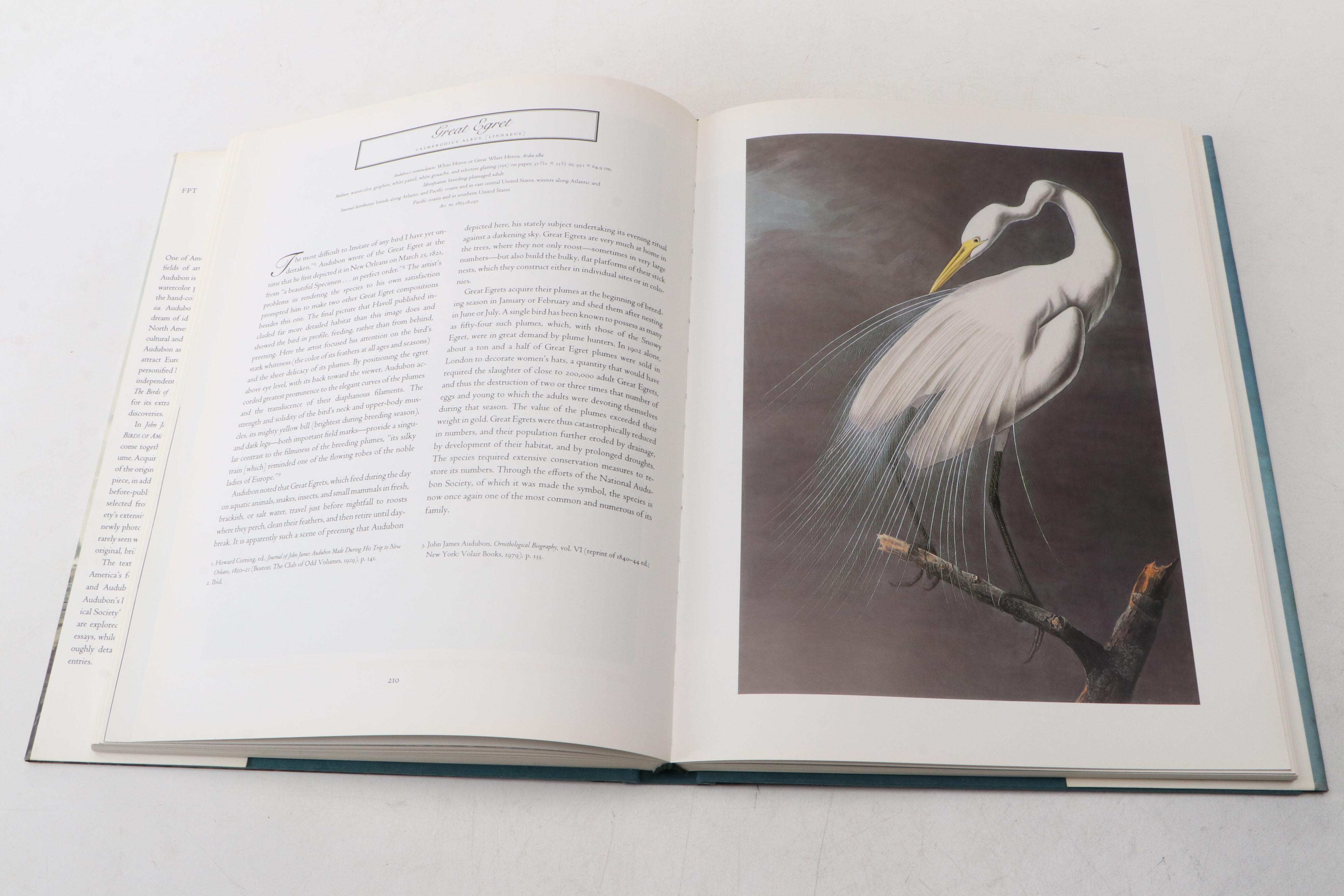 First Printing "John James Audubon: Watercolors for The Birds of America," 1993