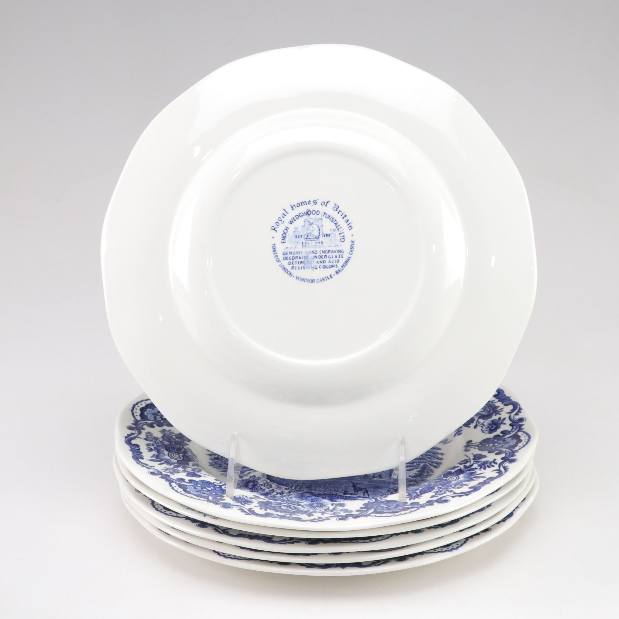 Enoch Wedgwood "Royal Homes of Britain" with Tea for One Set and Other Tableware