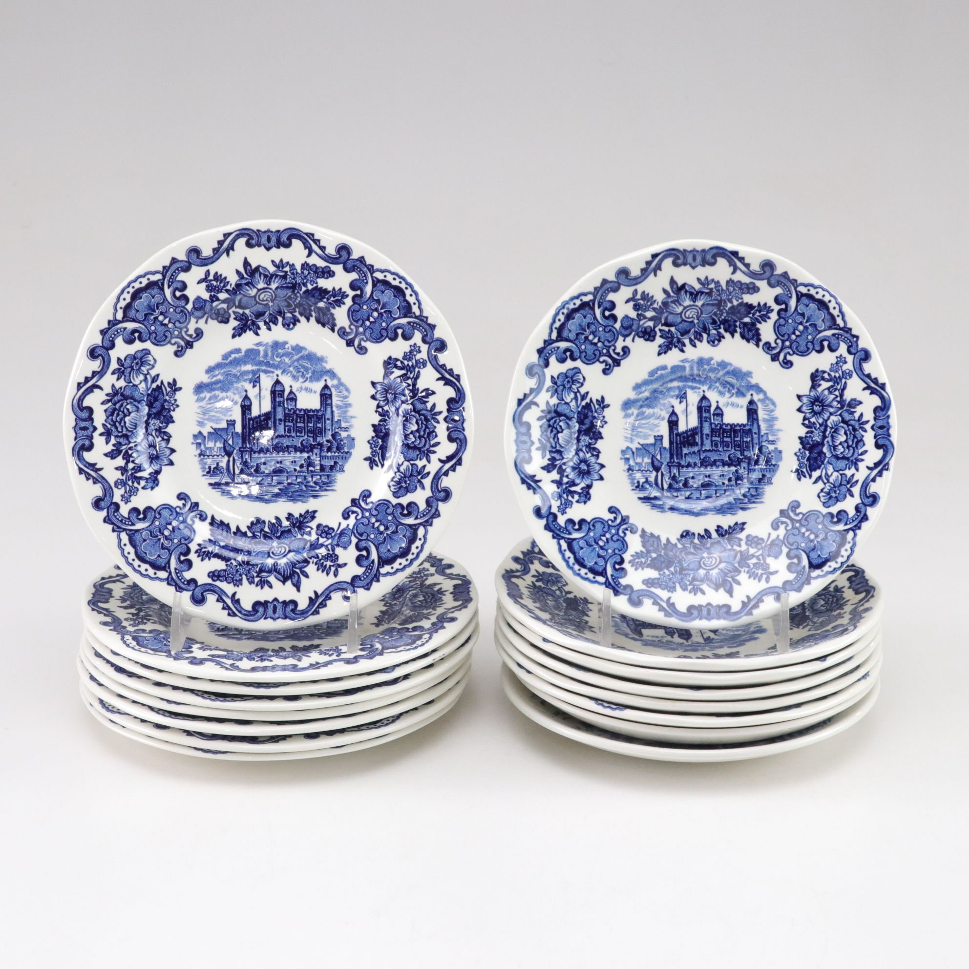 Enoch Wedgwood "Royal Homes of Britain" with Tea for One Set and Other Tableware