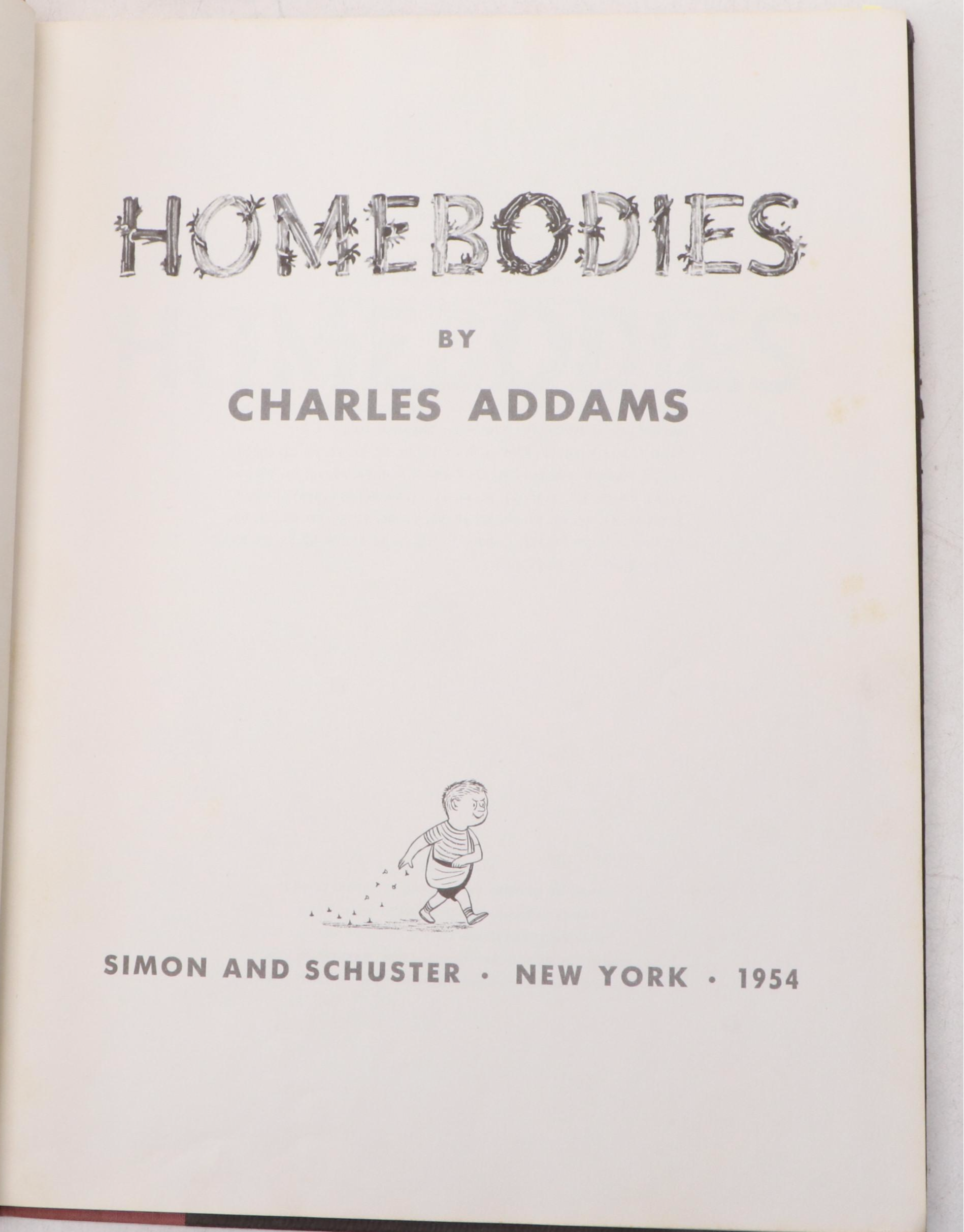 First Printing "Homebodies" by Charles Addams, 1954